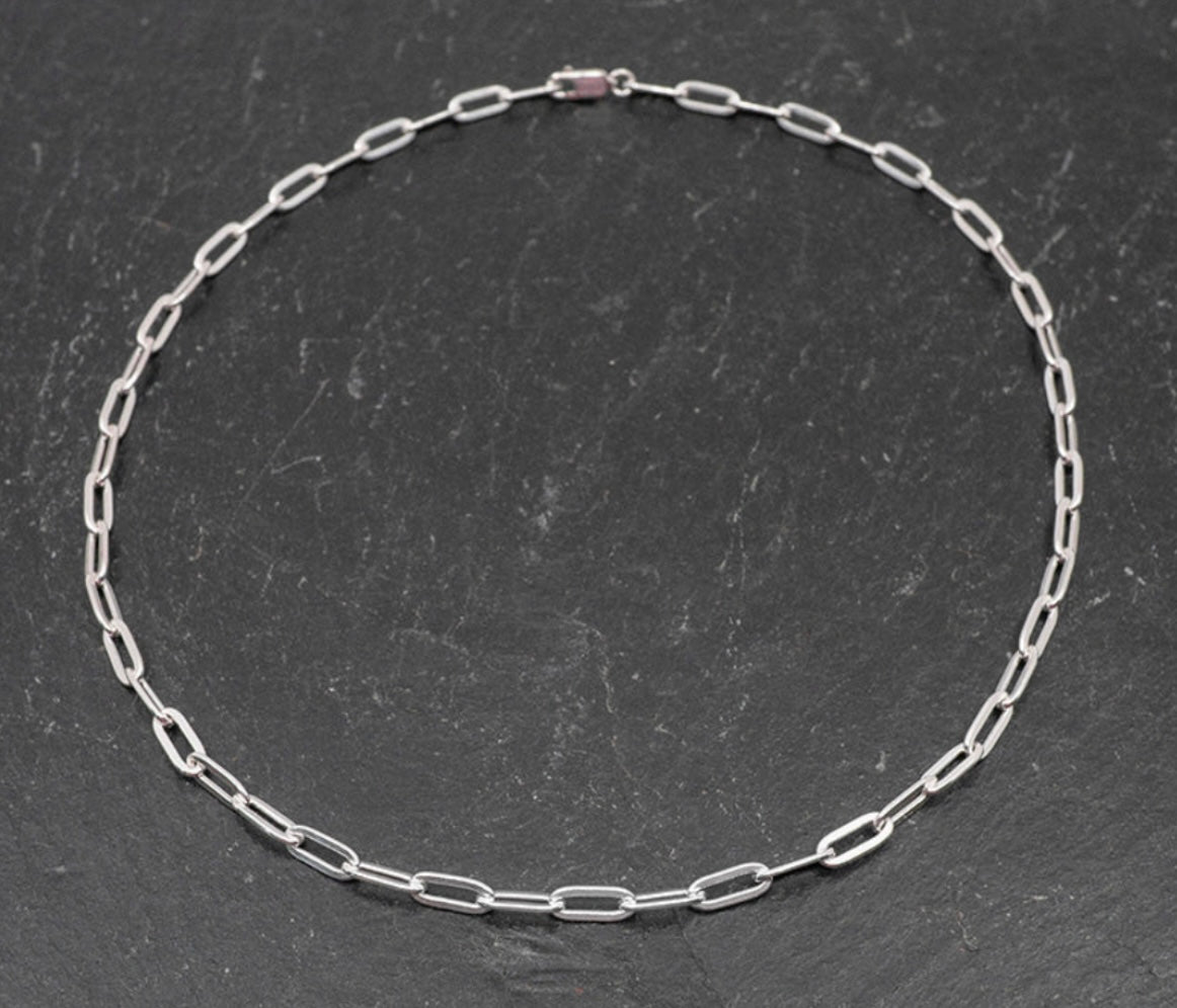 Medium Paperclip Chain 20” Necklace