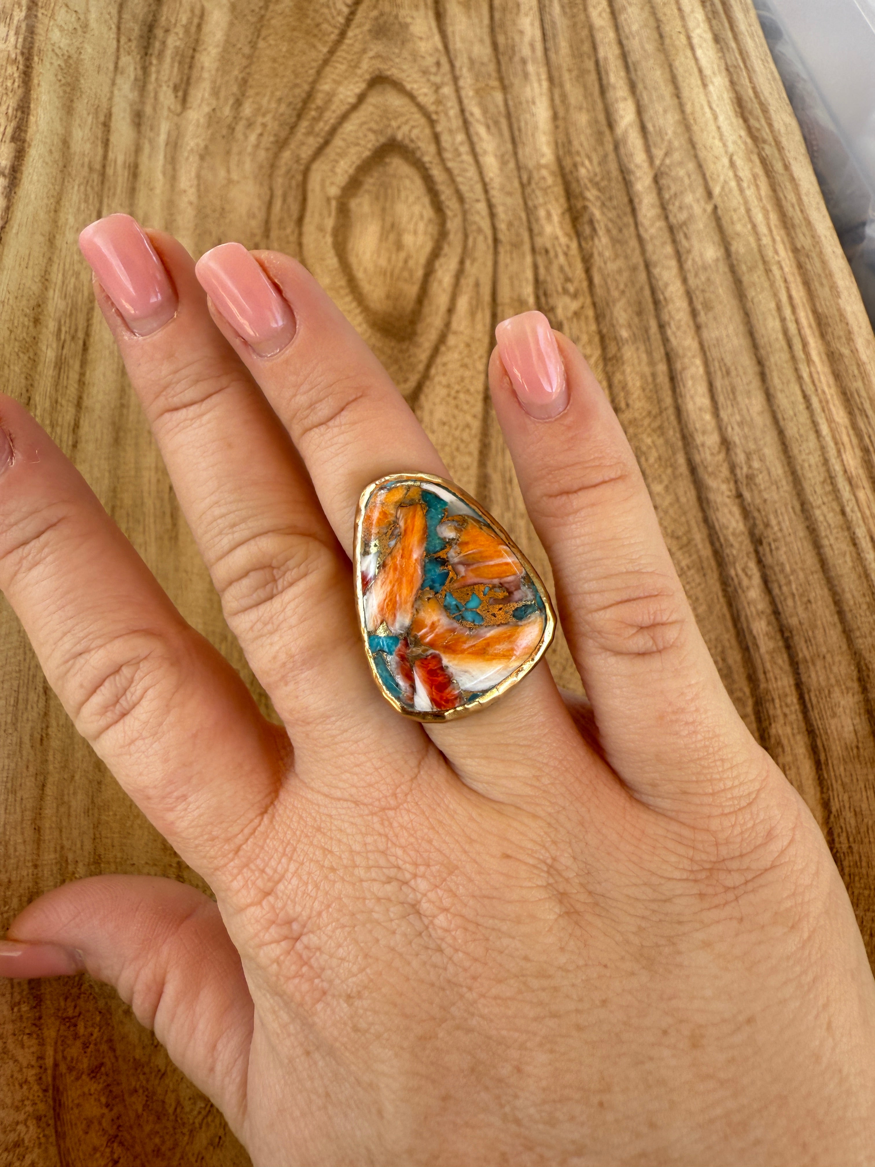 “The Golden Collection” SPICE Handmade Gold Plated Ring