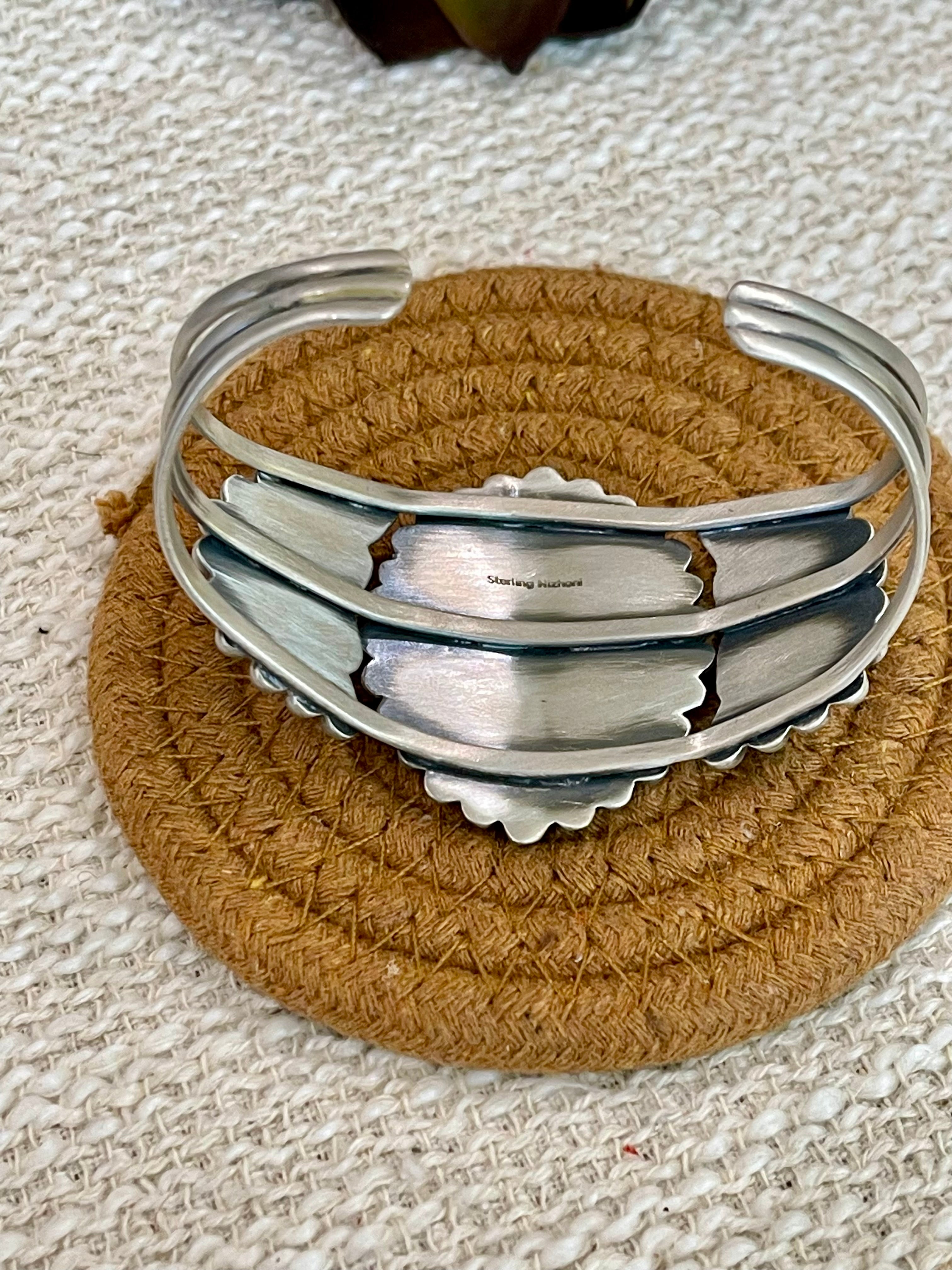 Handmade Sterling Silver Adjustable Cuff Bracelet