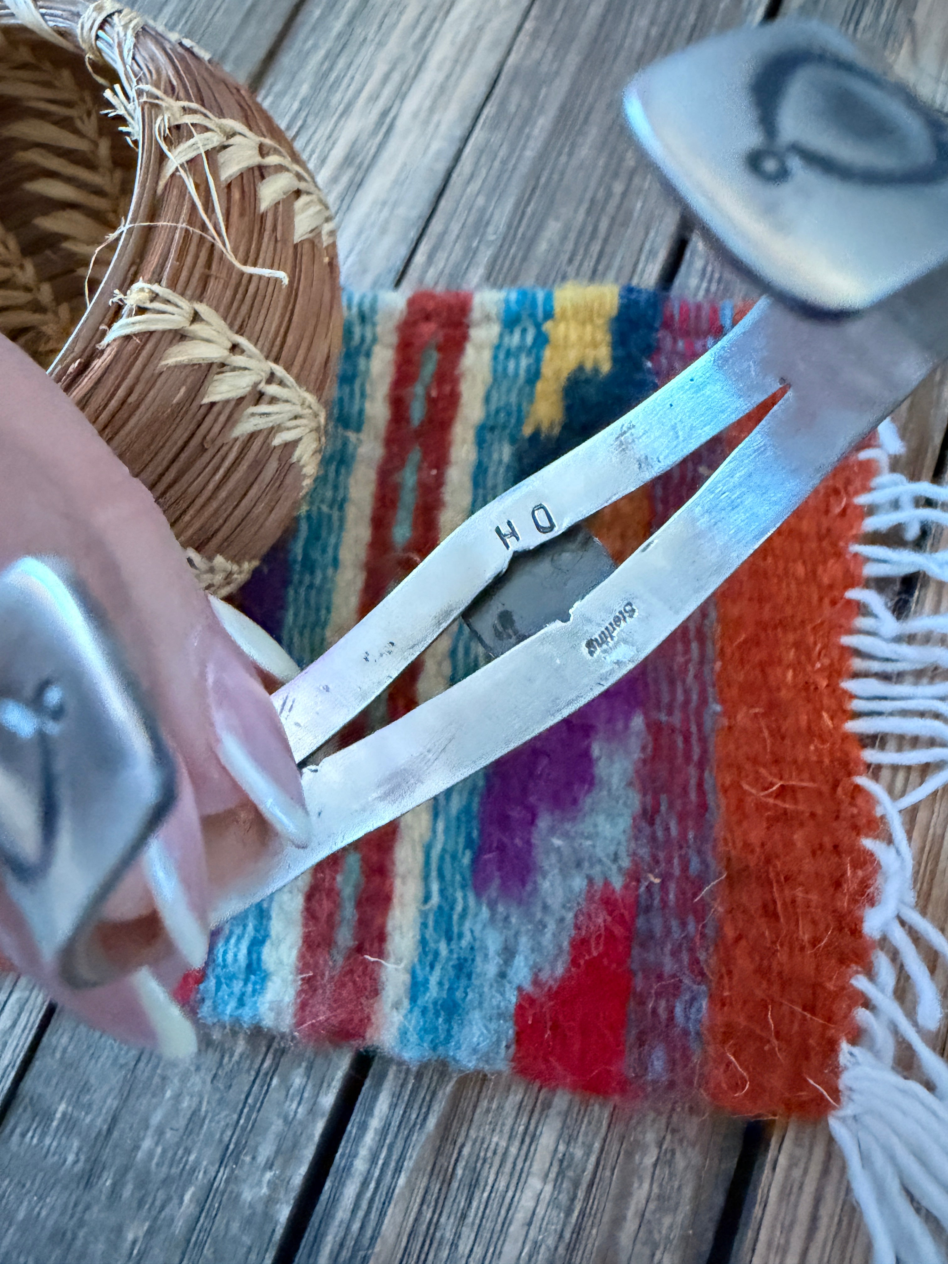 Handcrafted Sterling Silver & Turquoise Cuff Bracelet