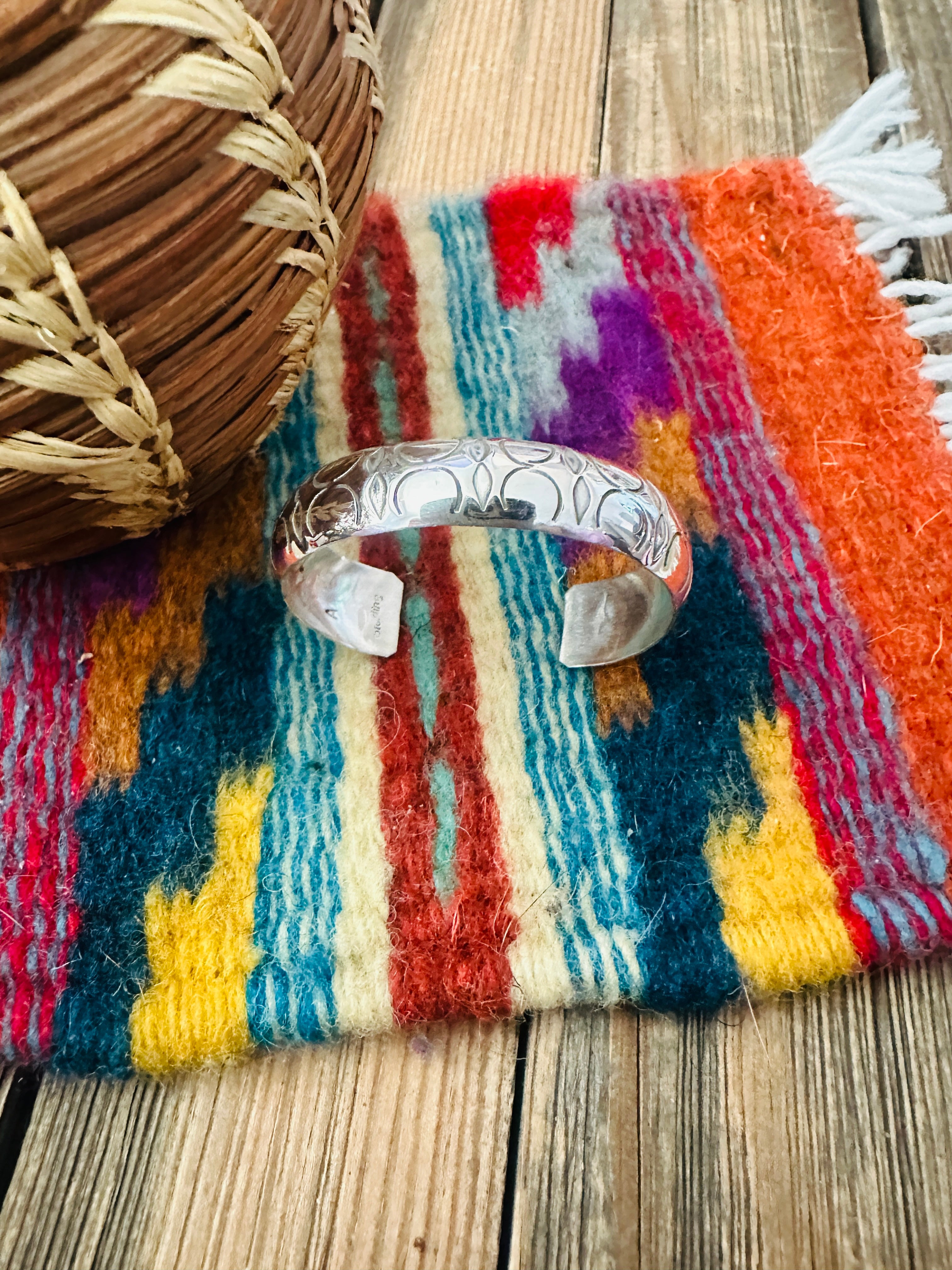 Handcrafted Sterling Silver Baby Cuff Bracelet