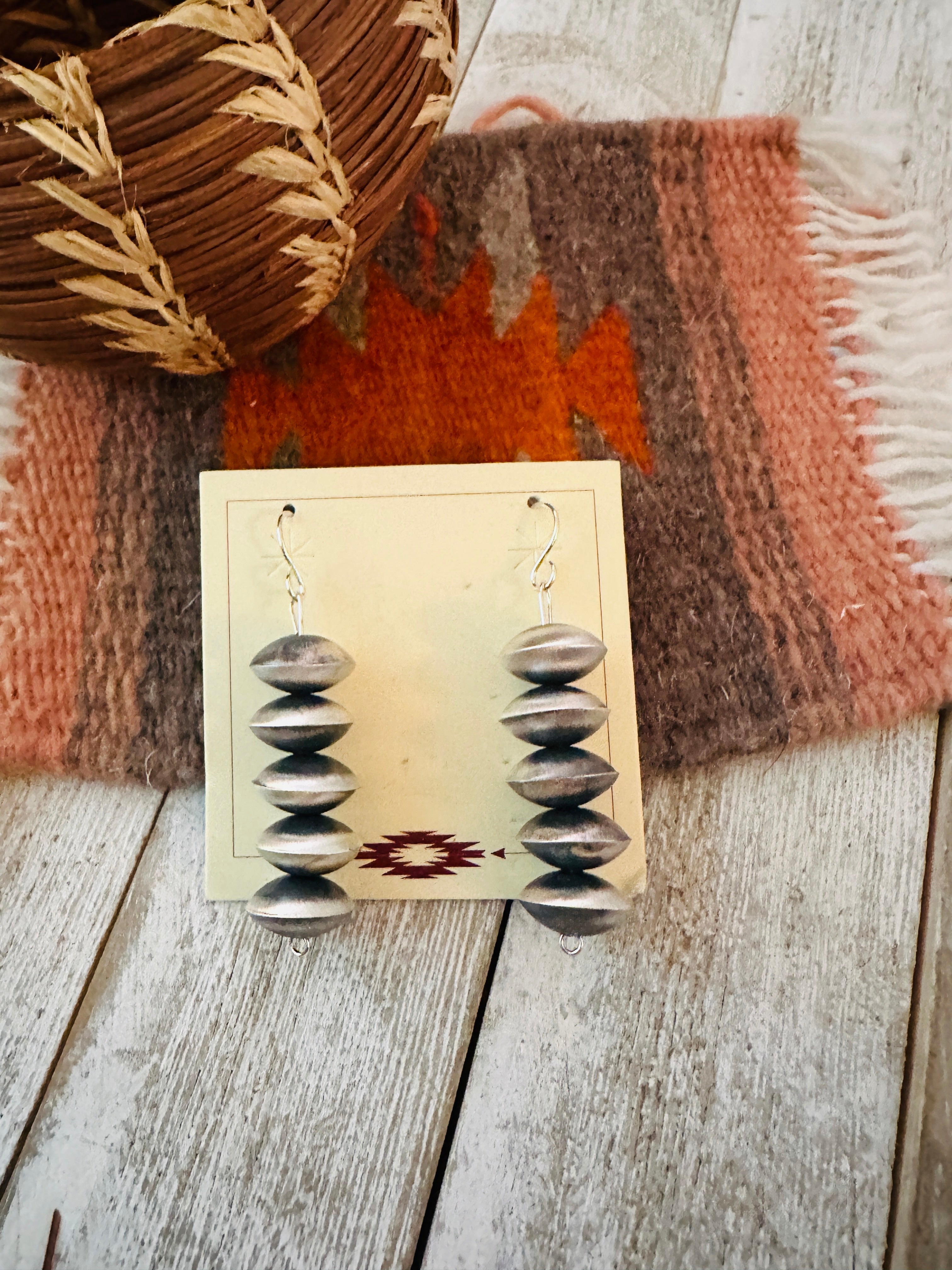 Handcrafted Sterling Silver Pearl Dangle Earrings