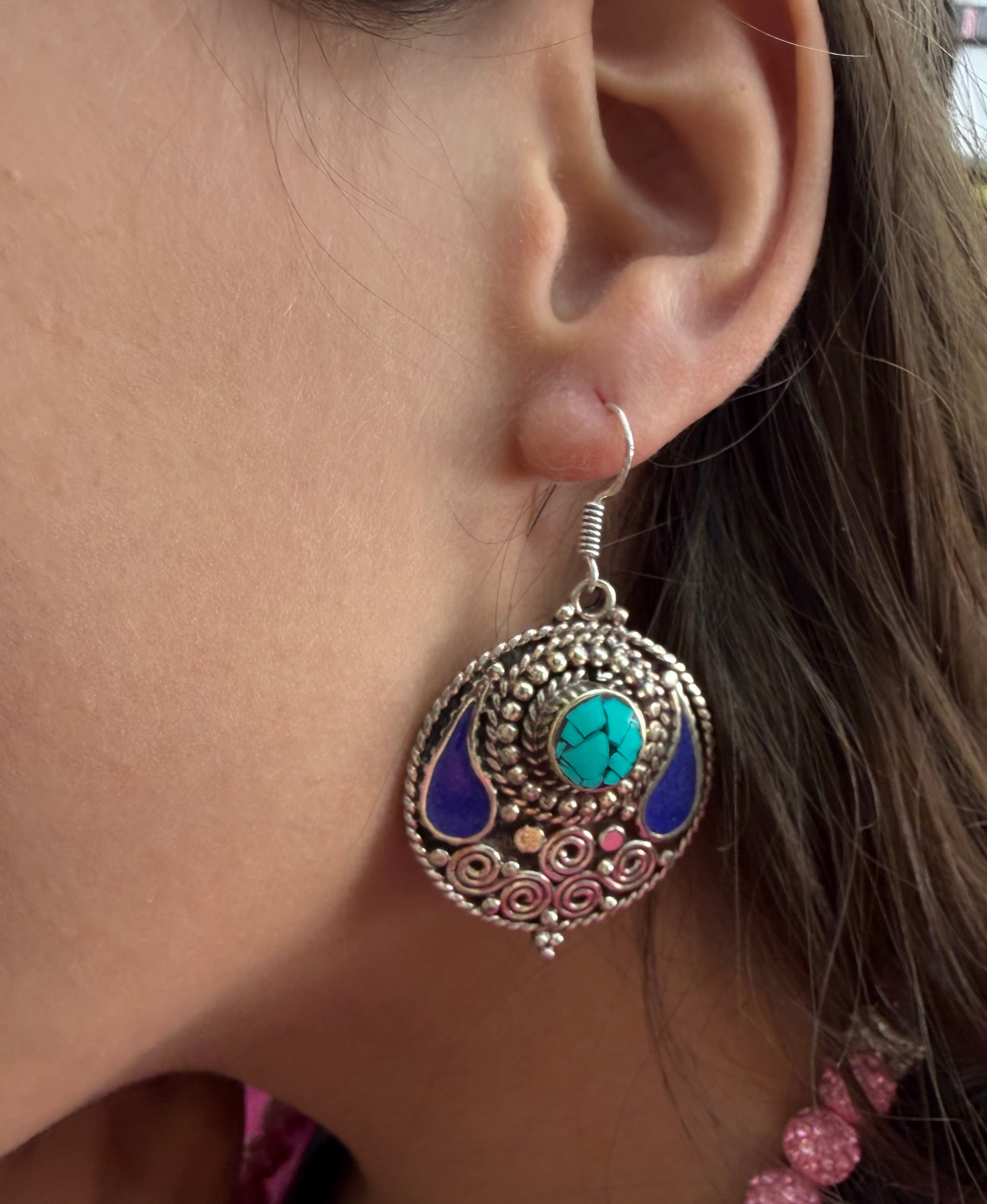 Handcrafted Mother of Pearl, CZ & Sterling Silver Bar Necklace by Jacqueline Silver