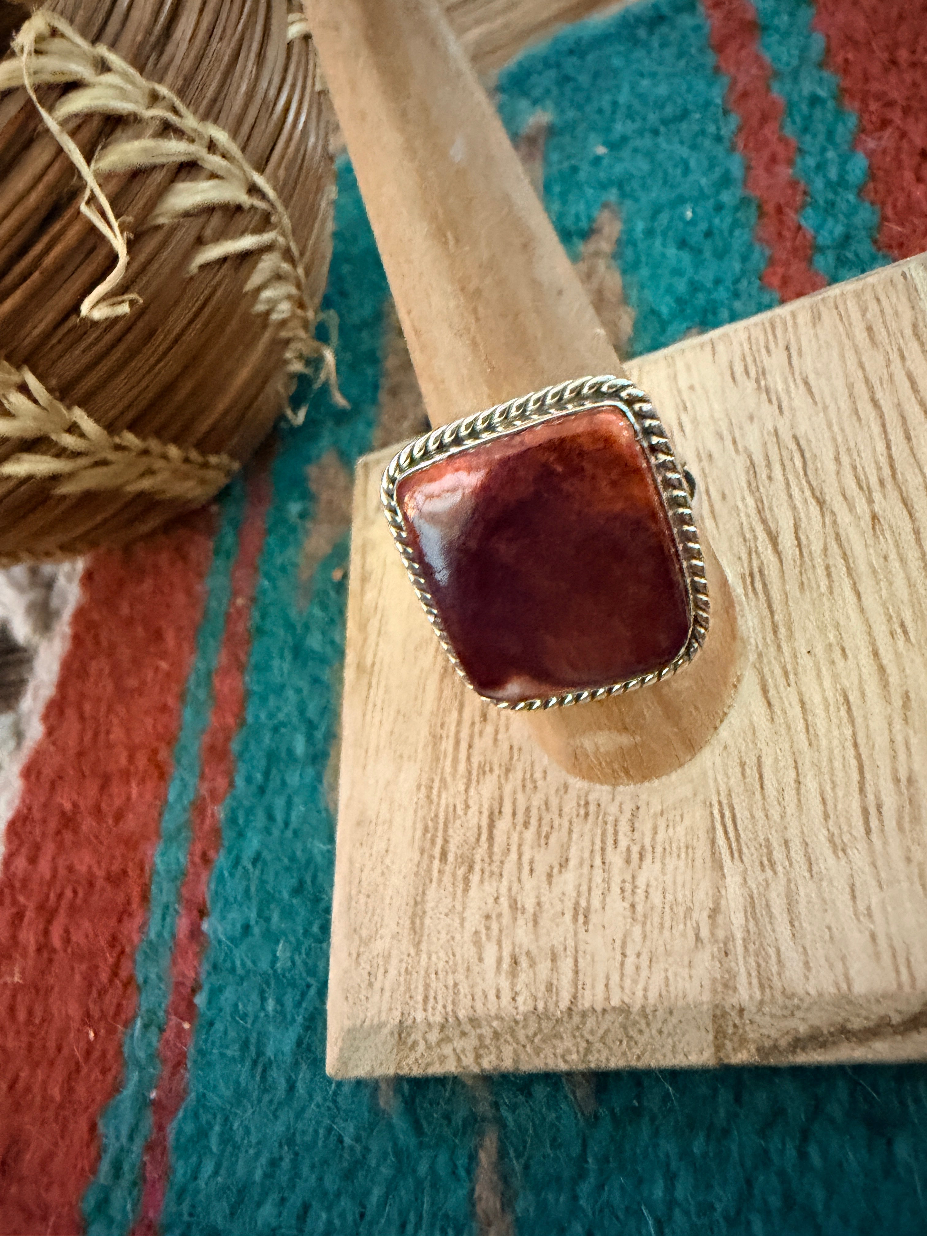 Handcrafted Sterling Silver & Multi Stone Inlay Beaded Necklace