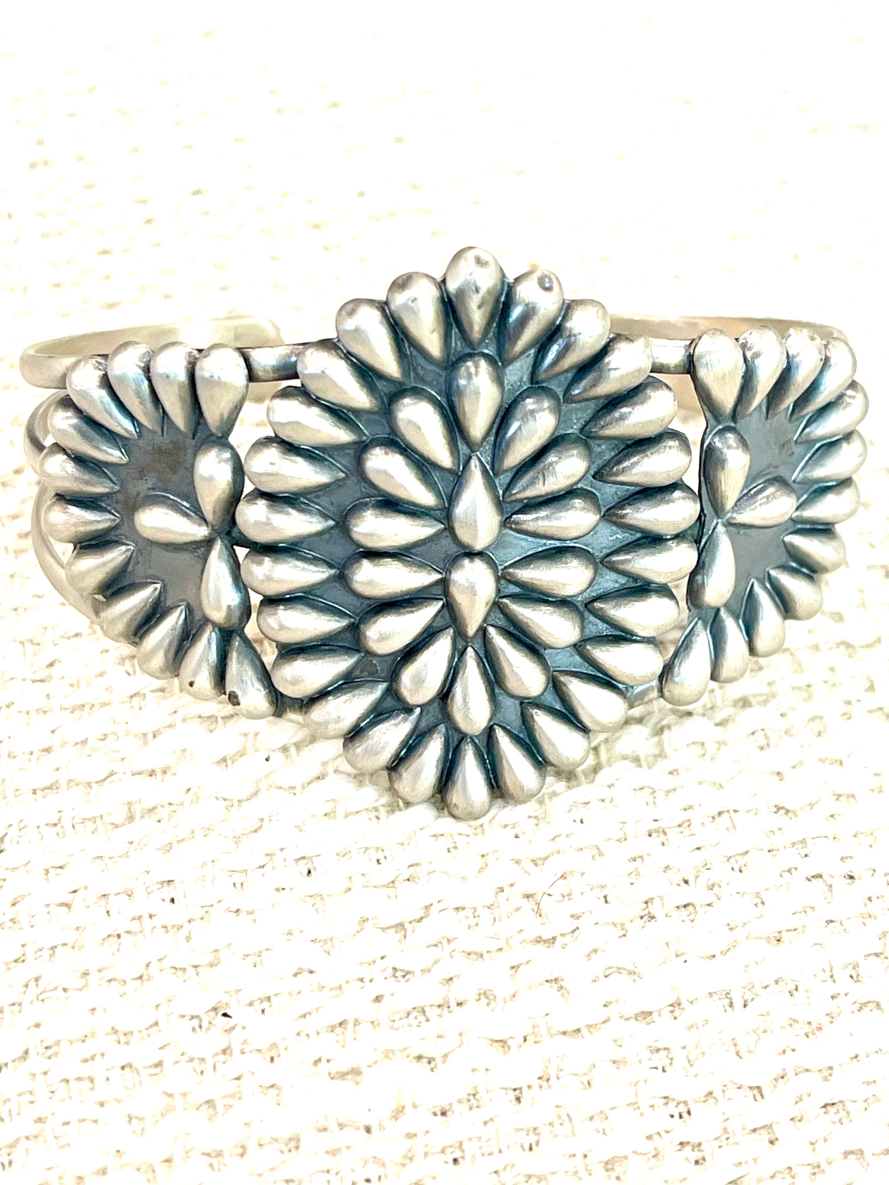 Handmade Sterling Silver Adjustable Cuff Bracelet