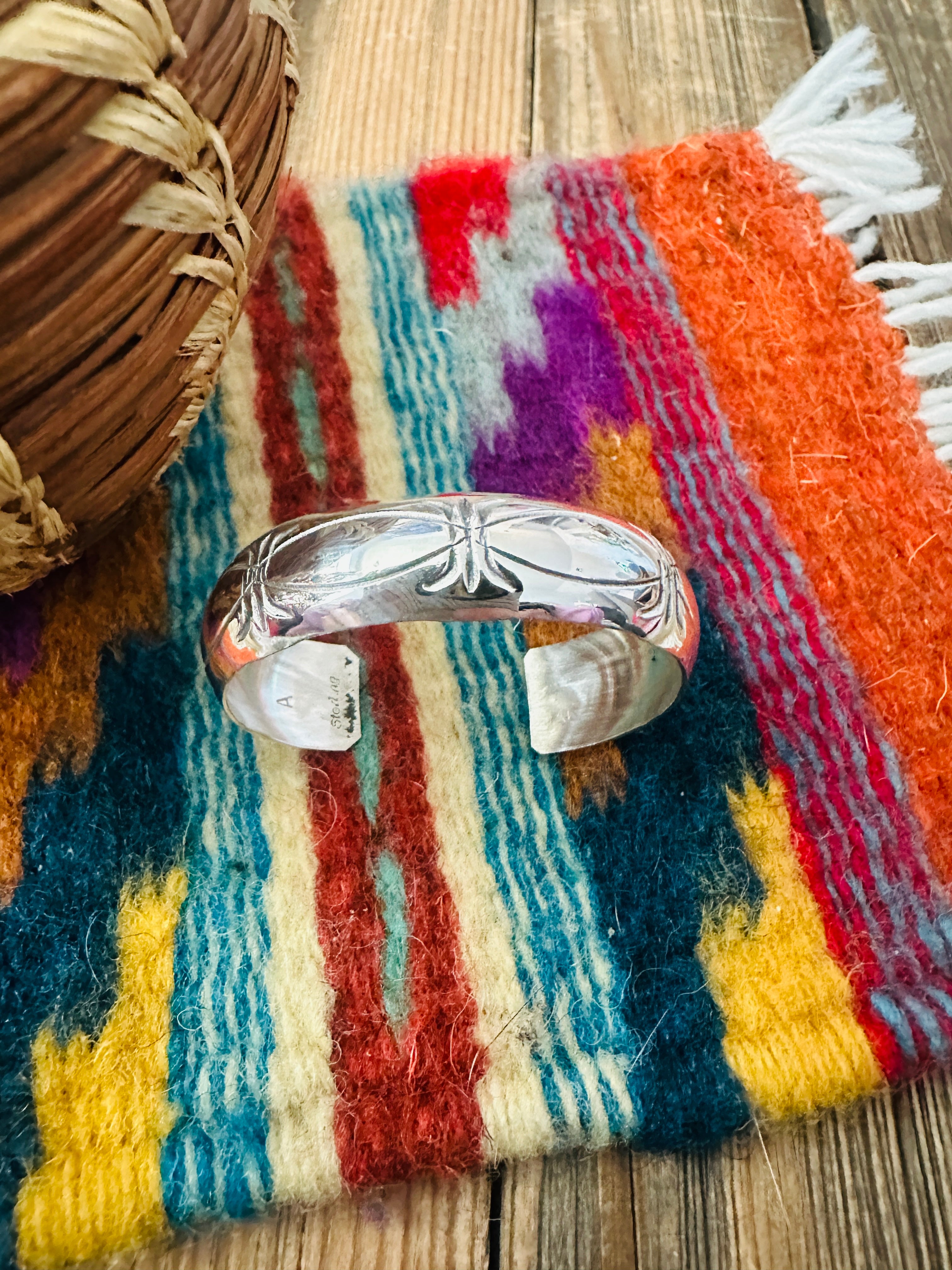 Handcrafted Sterling Silver Baby Cuff Bracelet