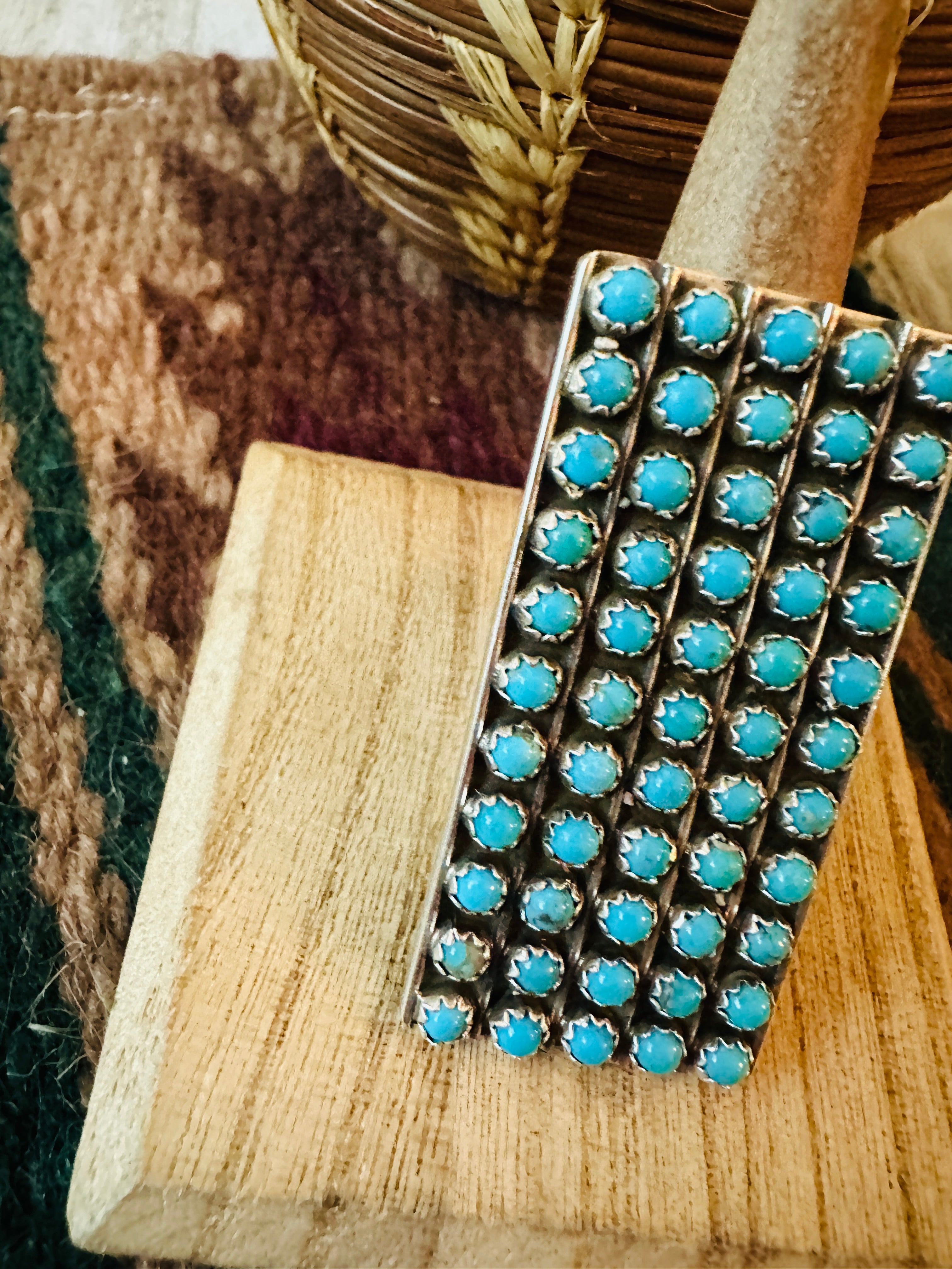 Handcrafted Sterling Silver & Turquoise Snake Eye Ring