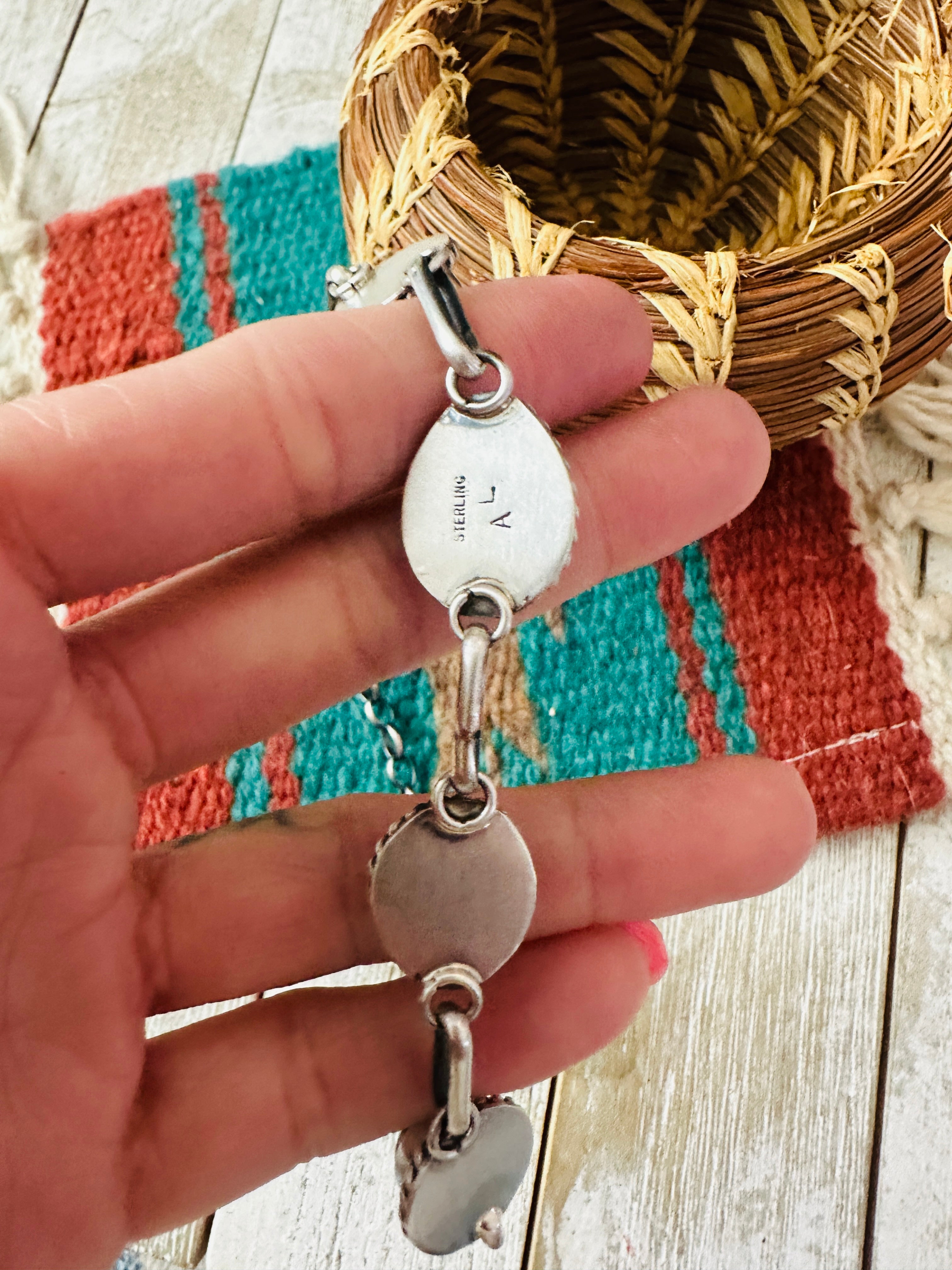 Handcrafted Rose Dahlia & Sterling Silver Necklace