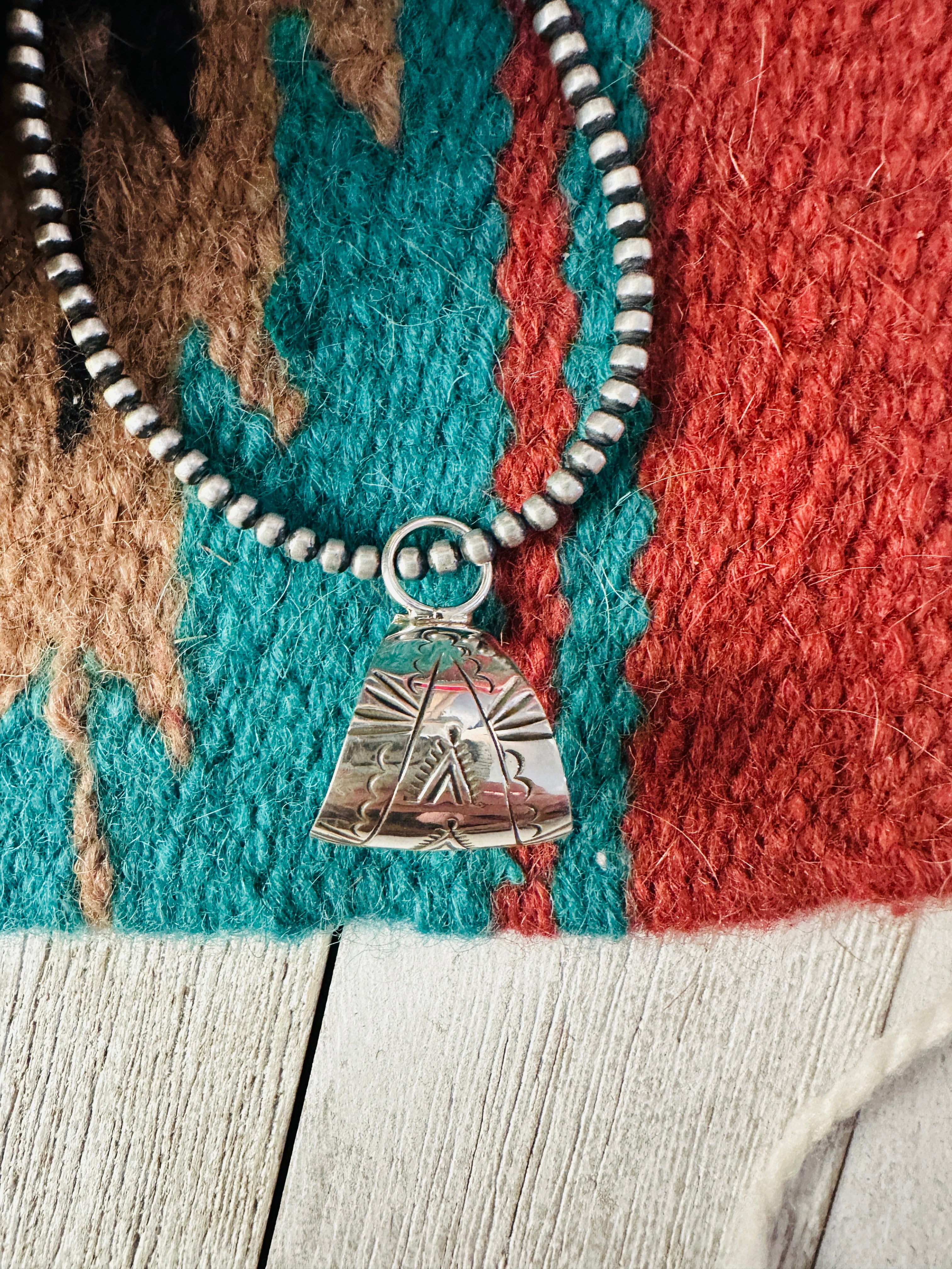 Handcrafted Hand Stamped Sterling Silver Bale