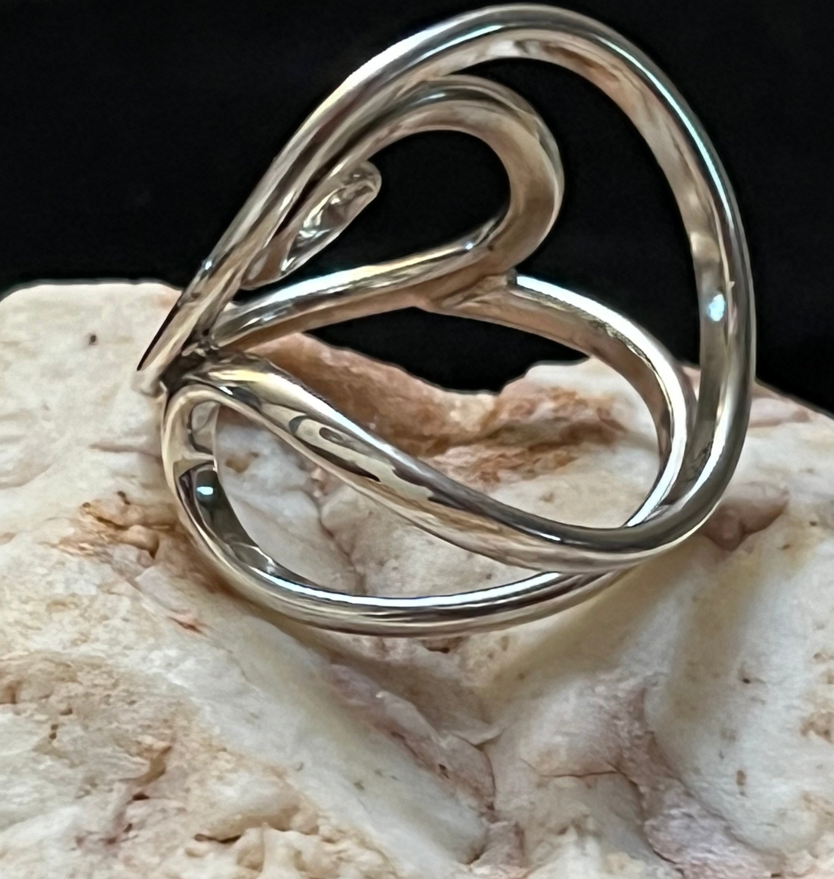 Spiral Sterling Silver Ring