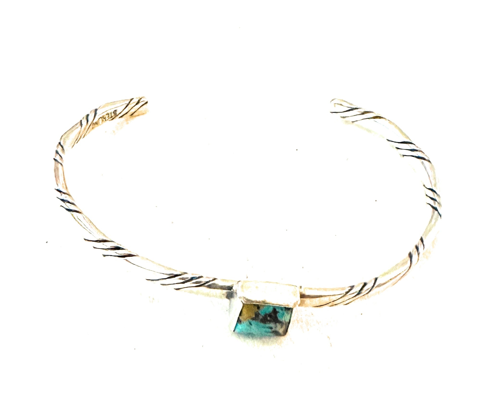 Handcrafted Sterling Silver & Turquoise Cuff Bracelet