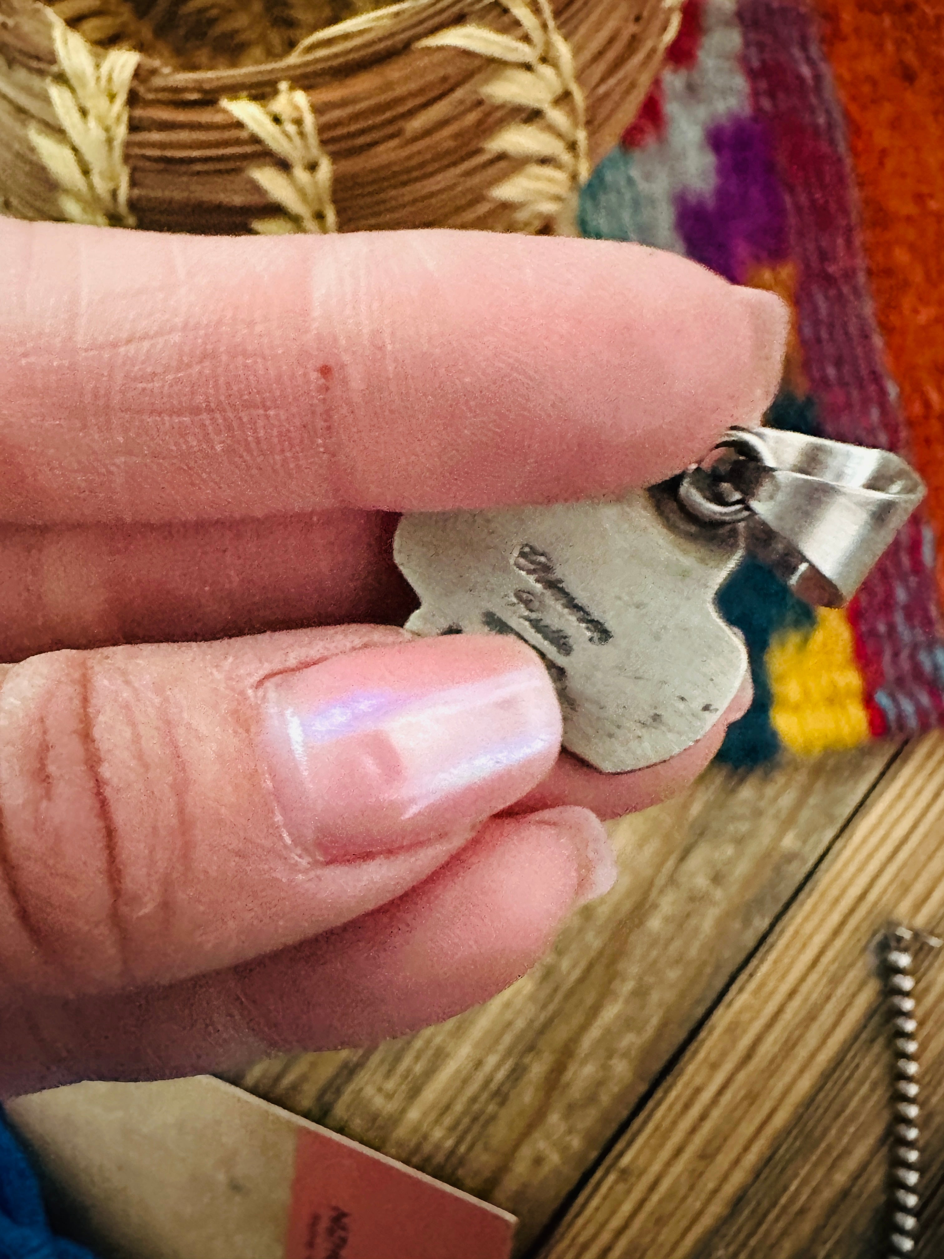 Handcrafted Sterling Silver Zia Cross Pendant by Chimney Butte