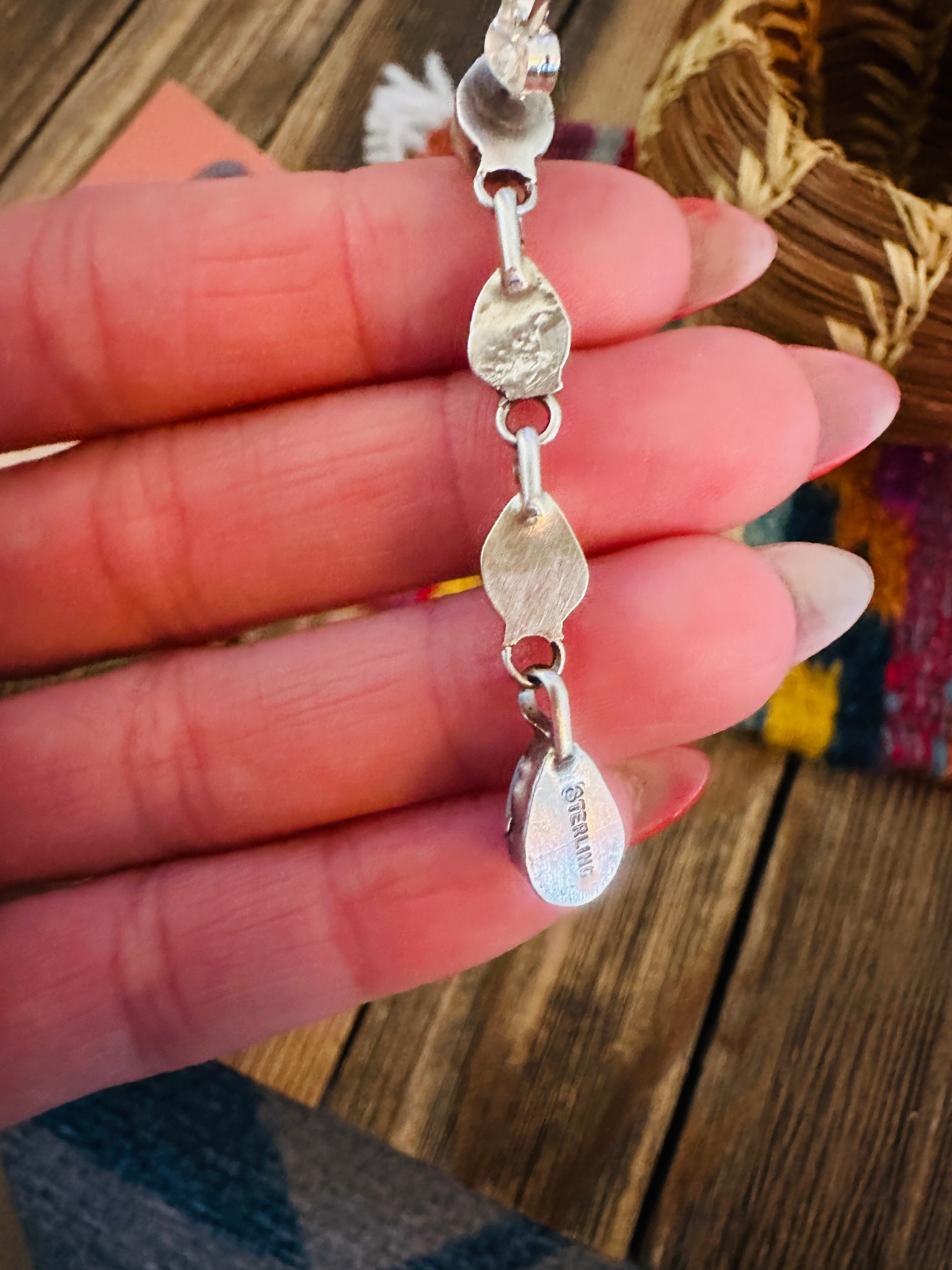 Handcrafted Multi Stone & Sterling Silver Dangle Earrings