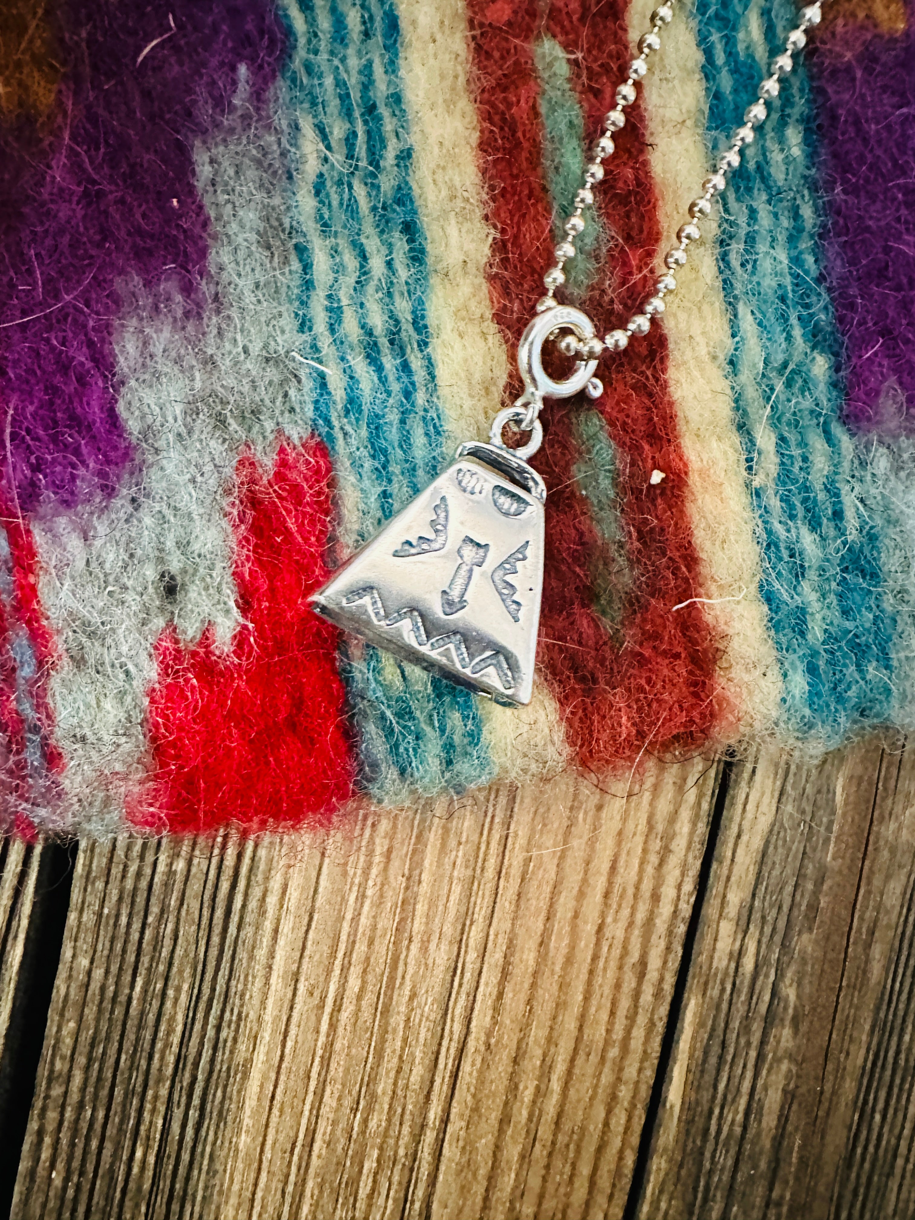 Handcrafted Sterling Silver Bell Charm