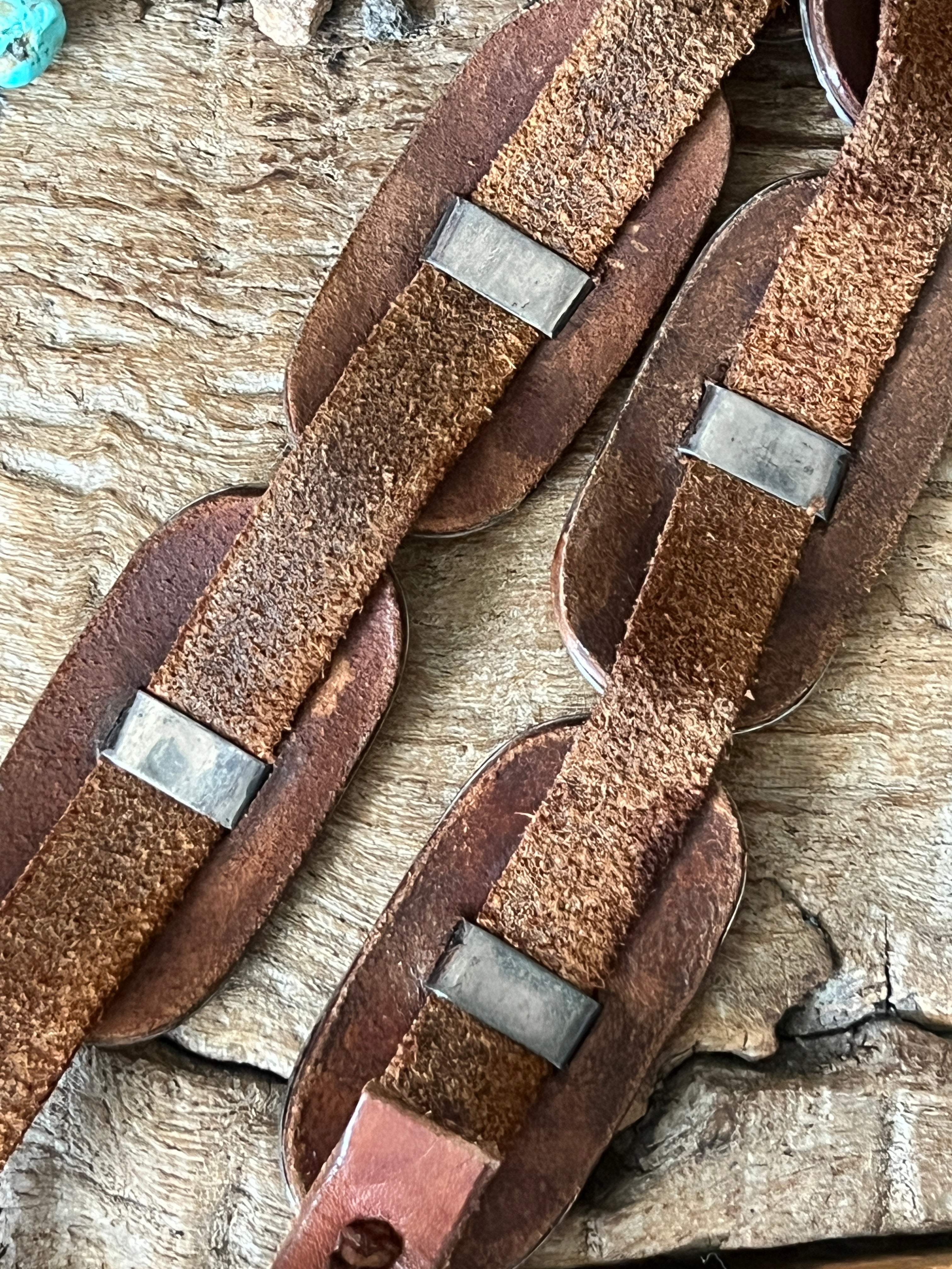 Stunning Old Pawn Handcrafted Sterling Silver and Amethyst Concho Belt by Seth Brown, Taos