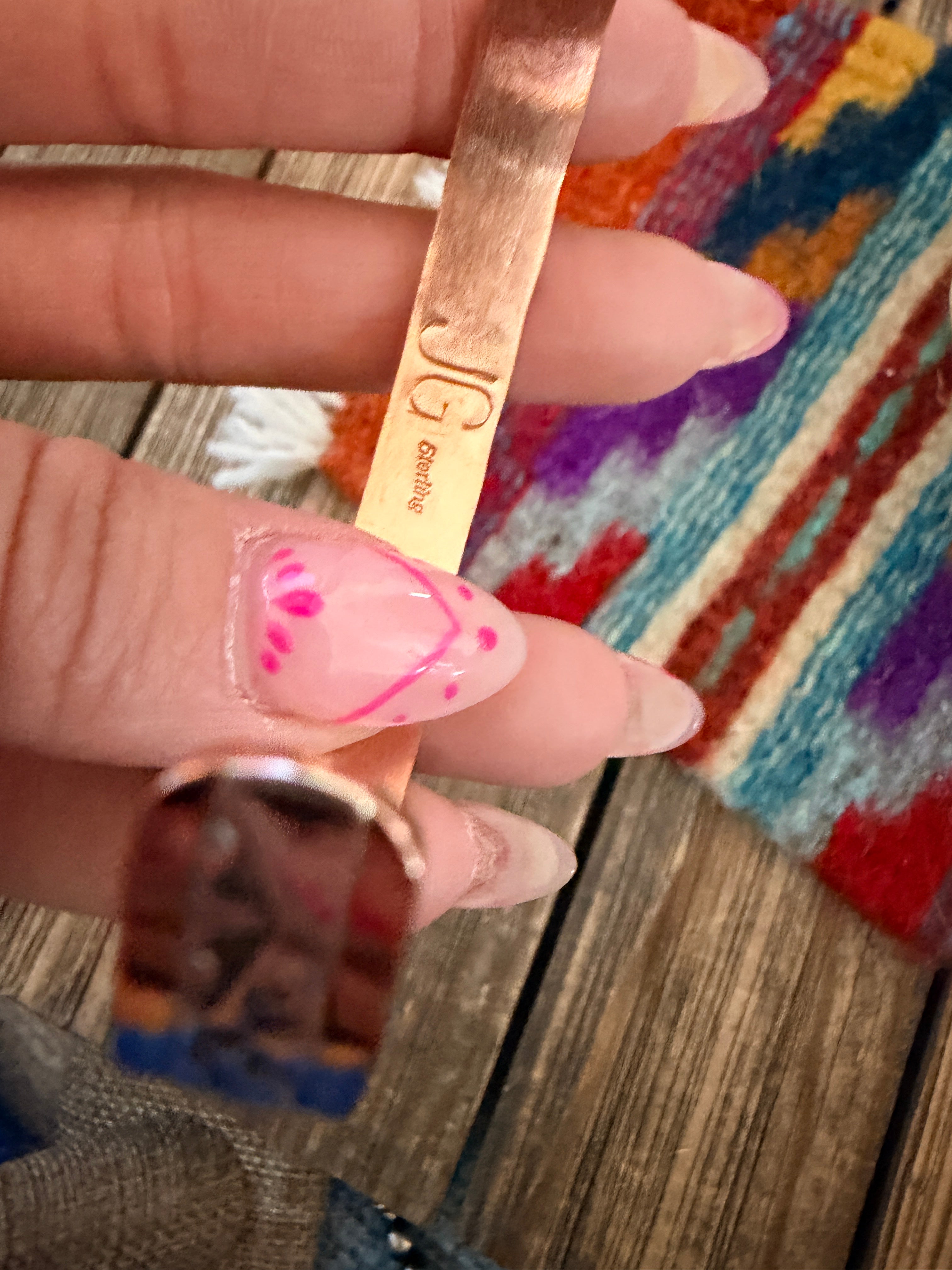 Handcrafted Copper & Sterling Silver Cuff Bracelet