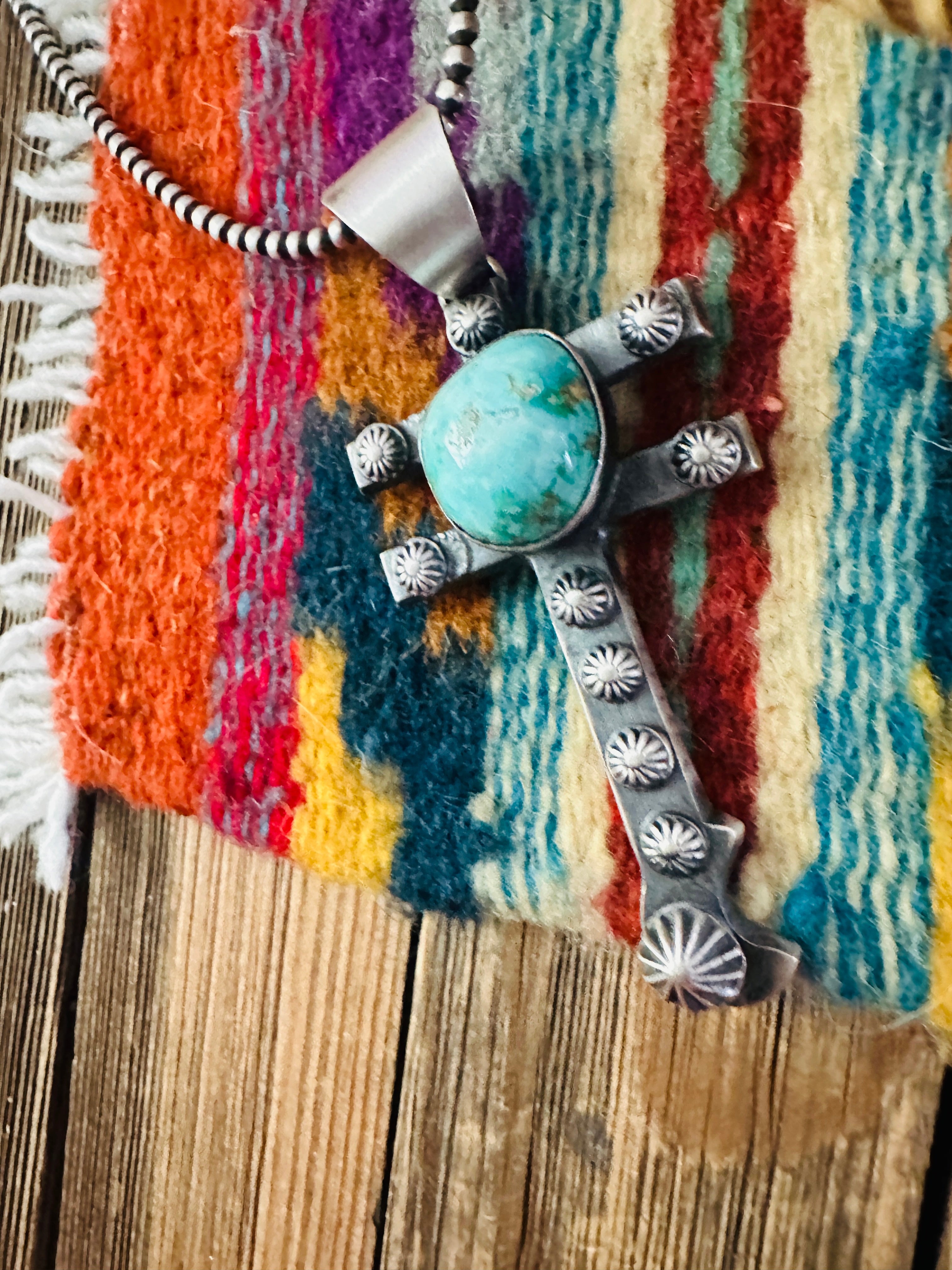Handcrafted Sterling Silver & Turquoise Dragonfly Pendant by Chimney Butte
