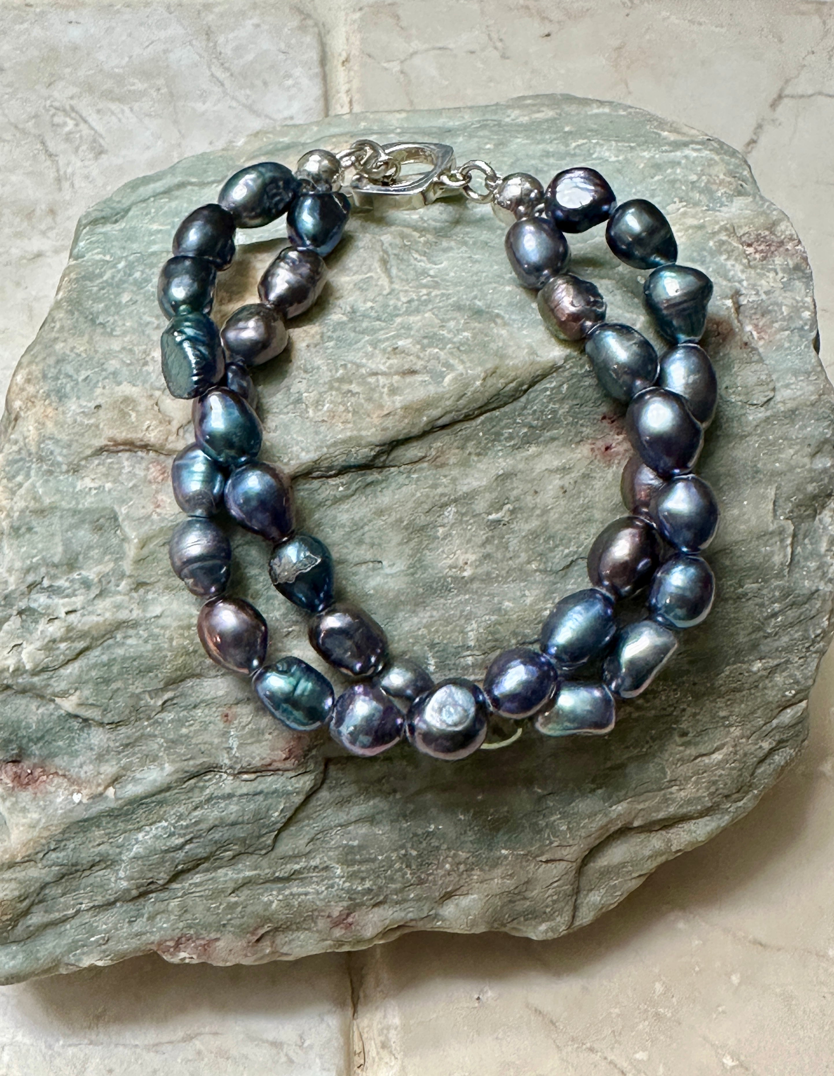 Double Strand Mystic Pearl Bracelet