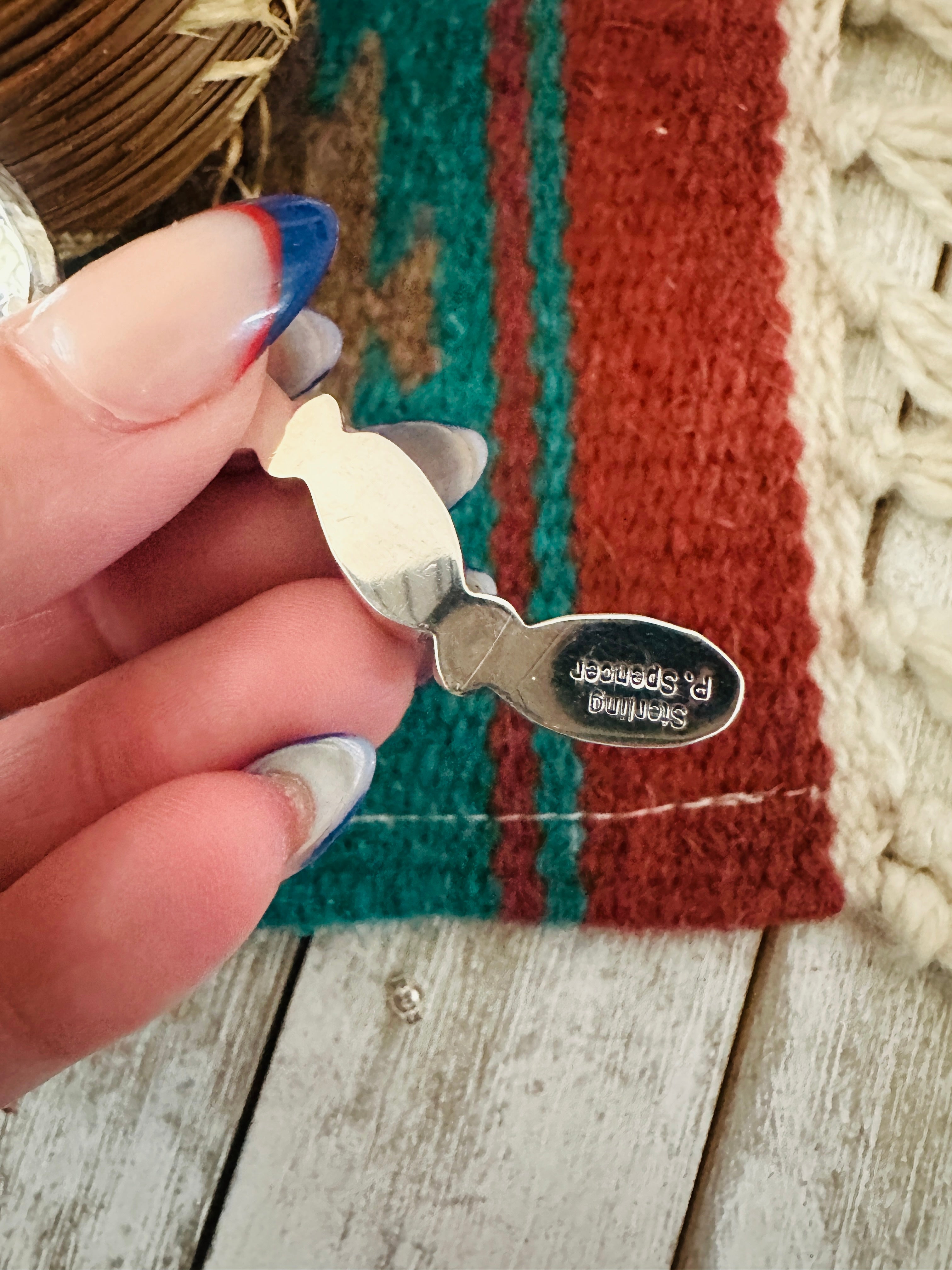 Handcrafted Sterling Silver & Turquoise Dangle Earrings