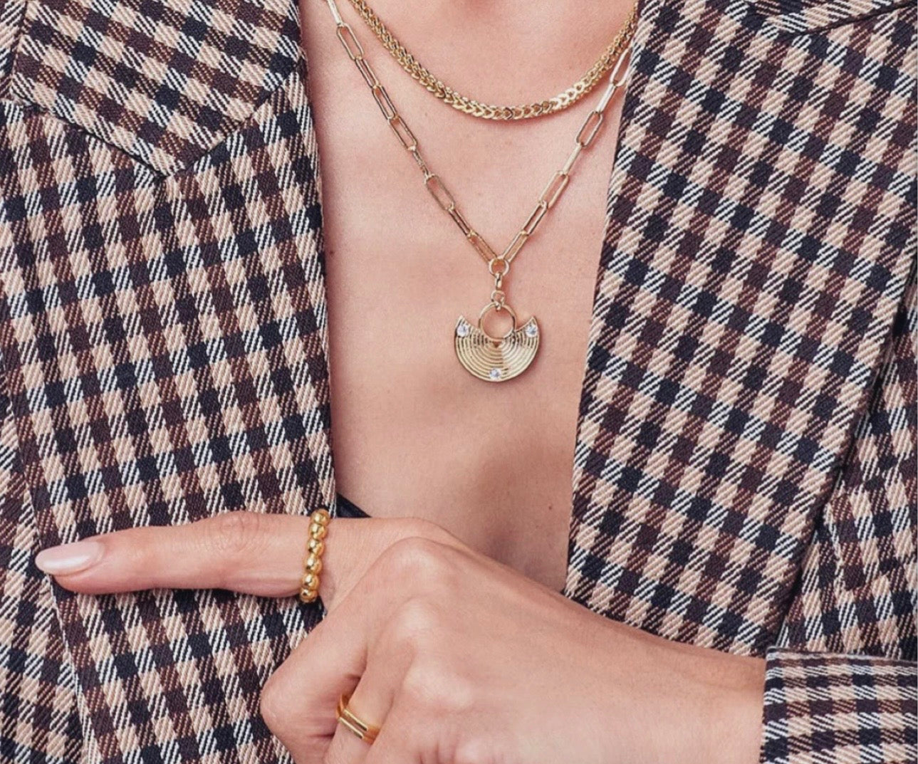 14k Gold Plated Sterling Silver Chunky Bubble Ring Size 6