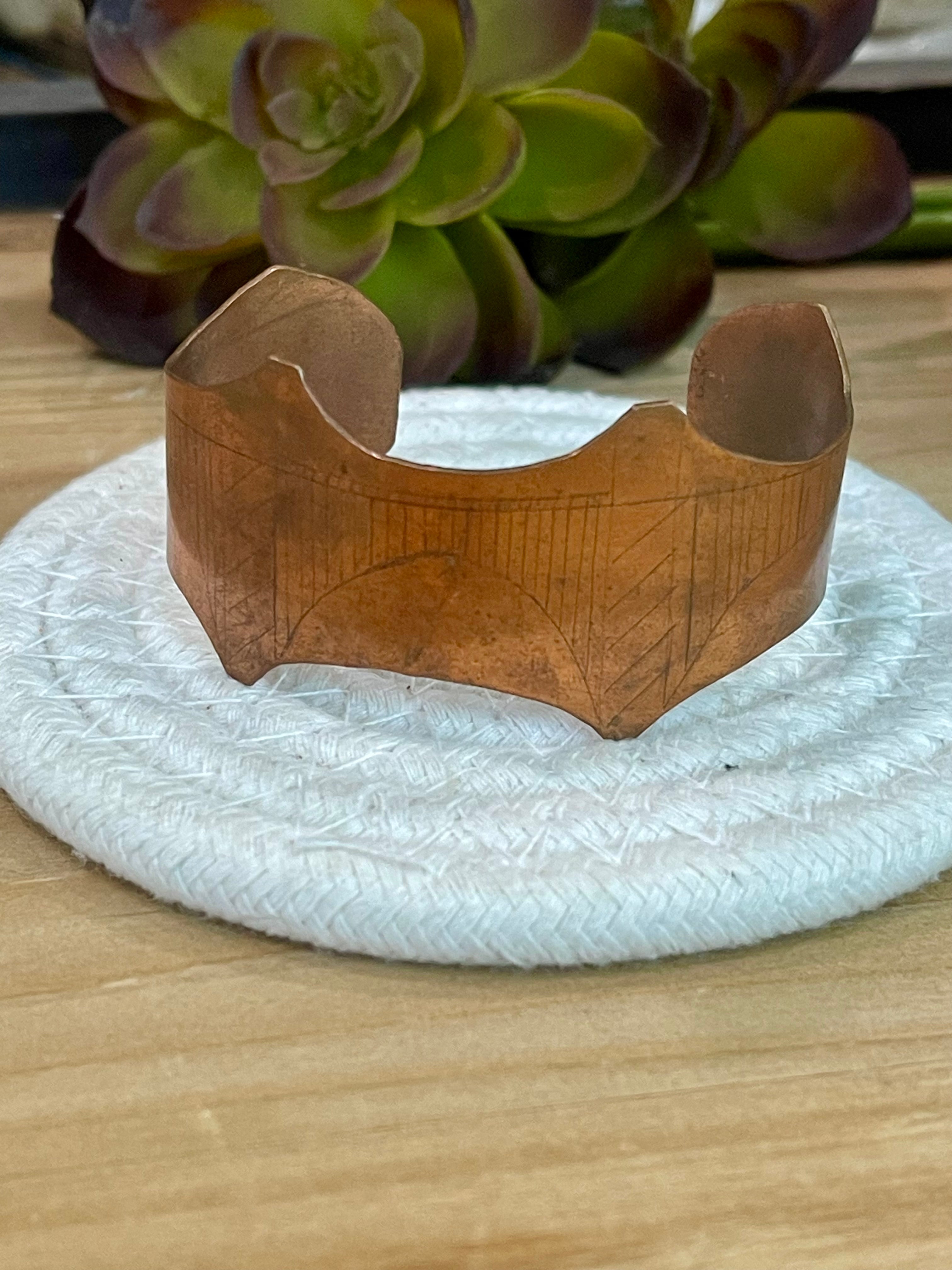 Vintage Handmade Copper Cuff