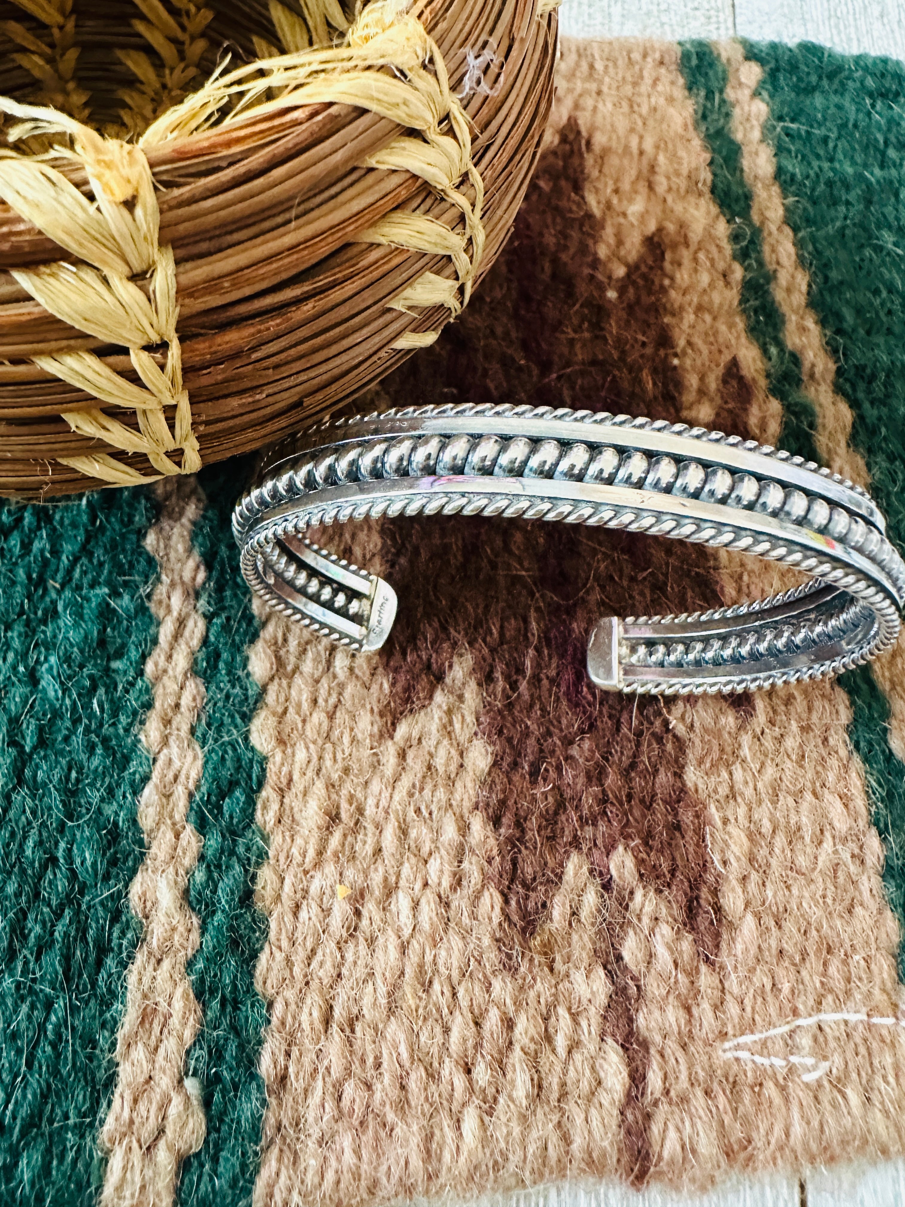 Handcrafted Sterling Silver Cuff Bracelet