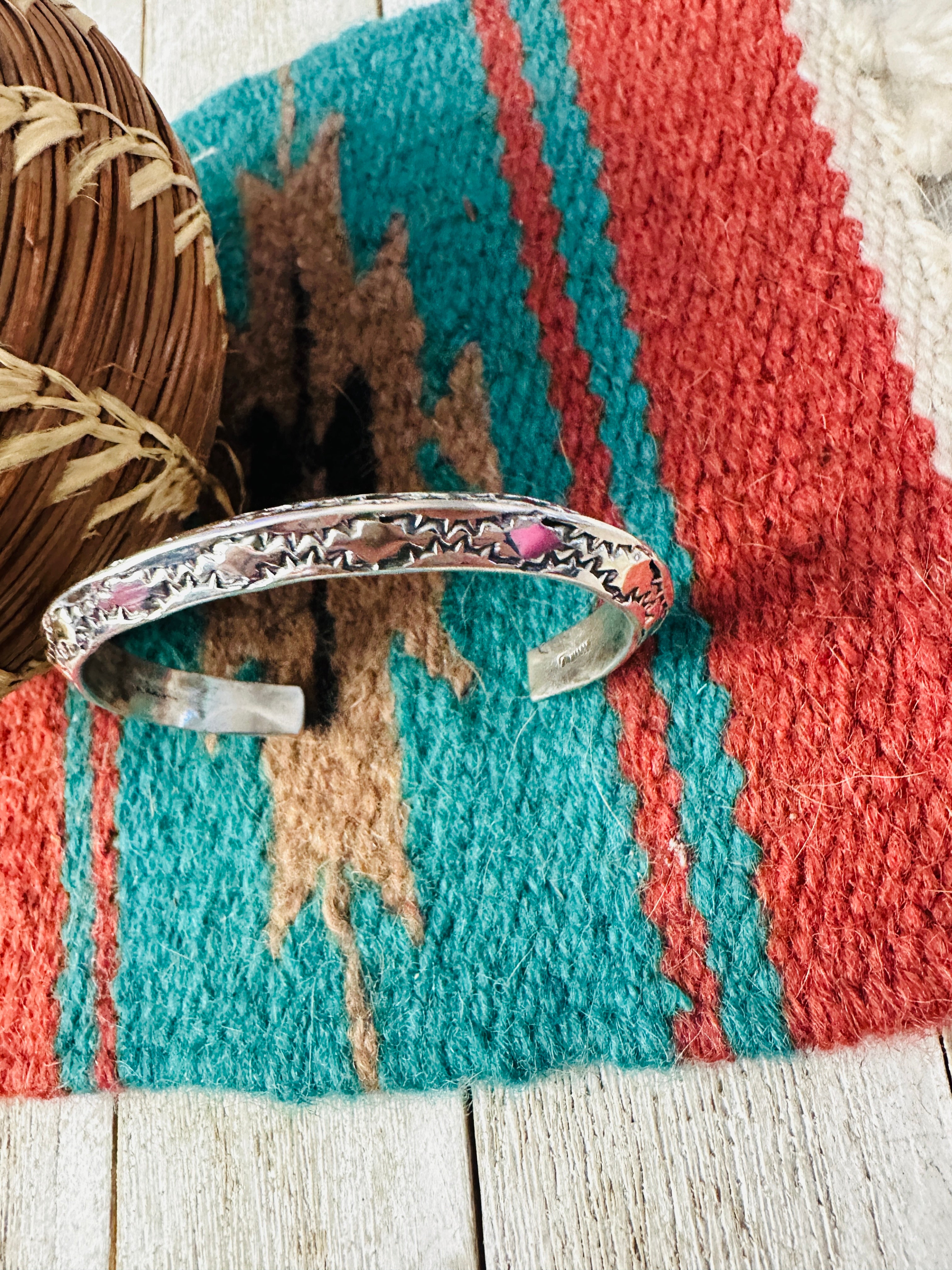 Handcrafted Sterling Silver Cuff Bracelet