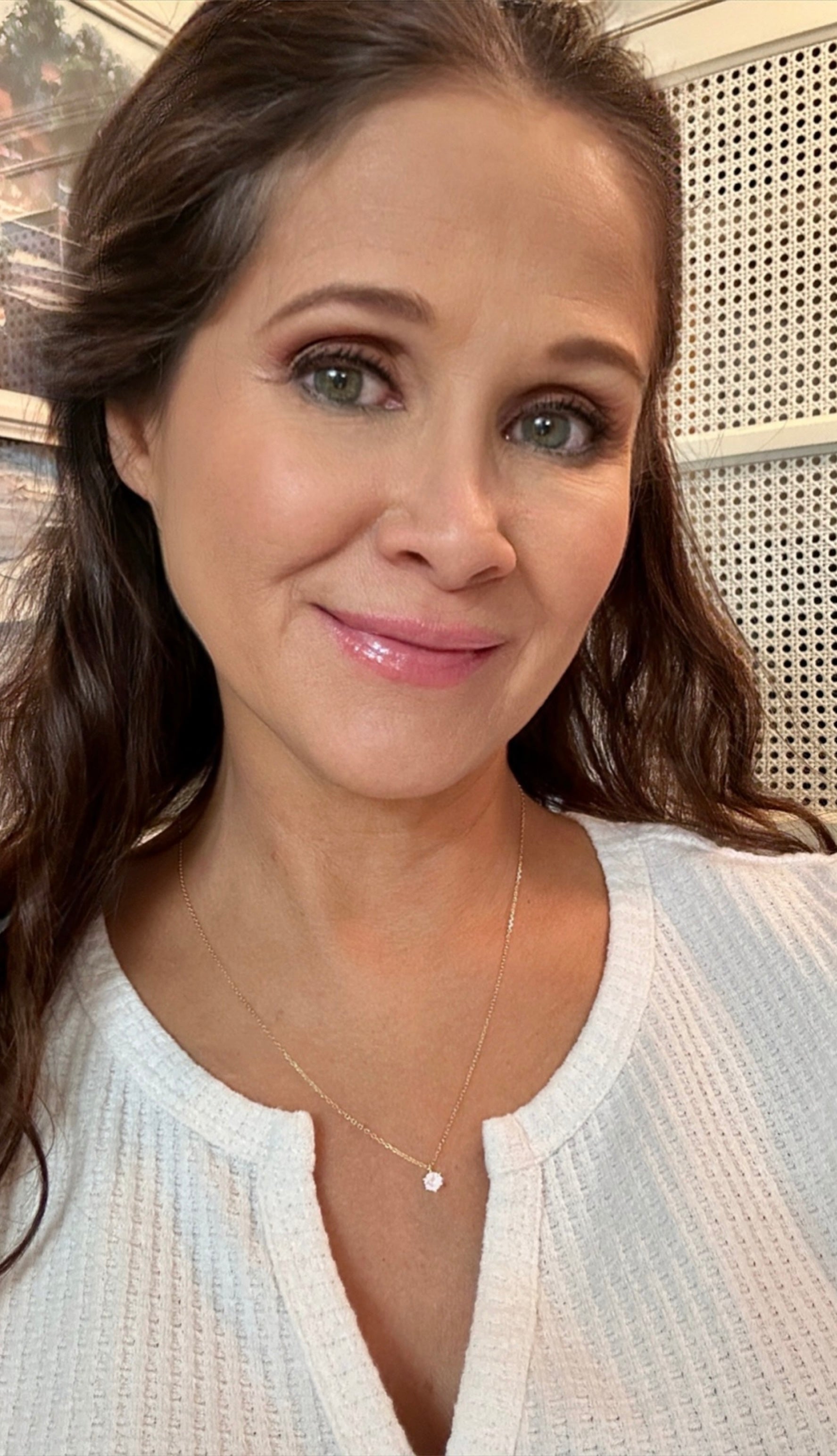 Cubic Zirconia Gold-Plated Necklace