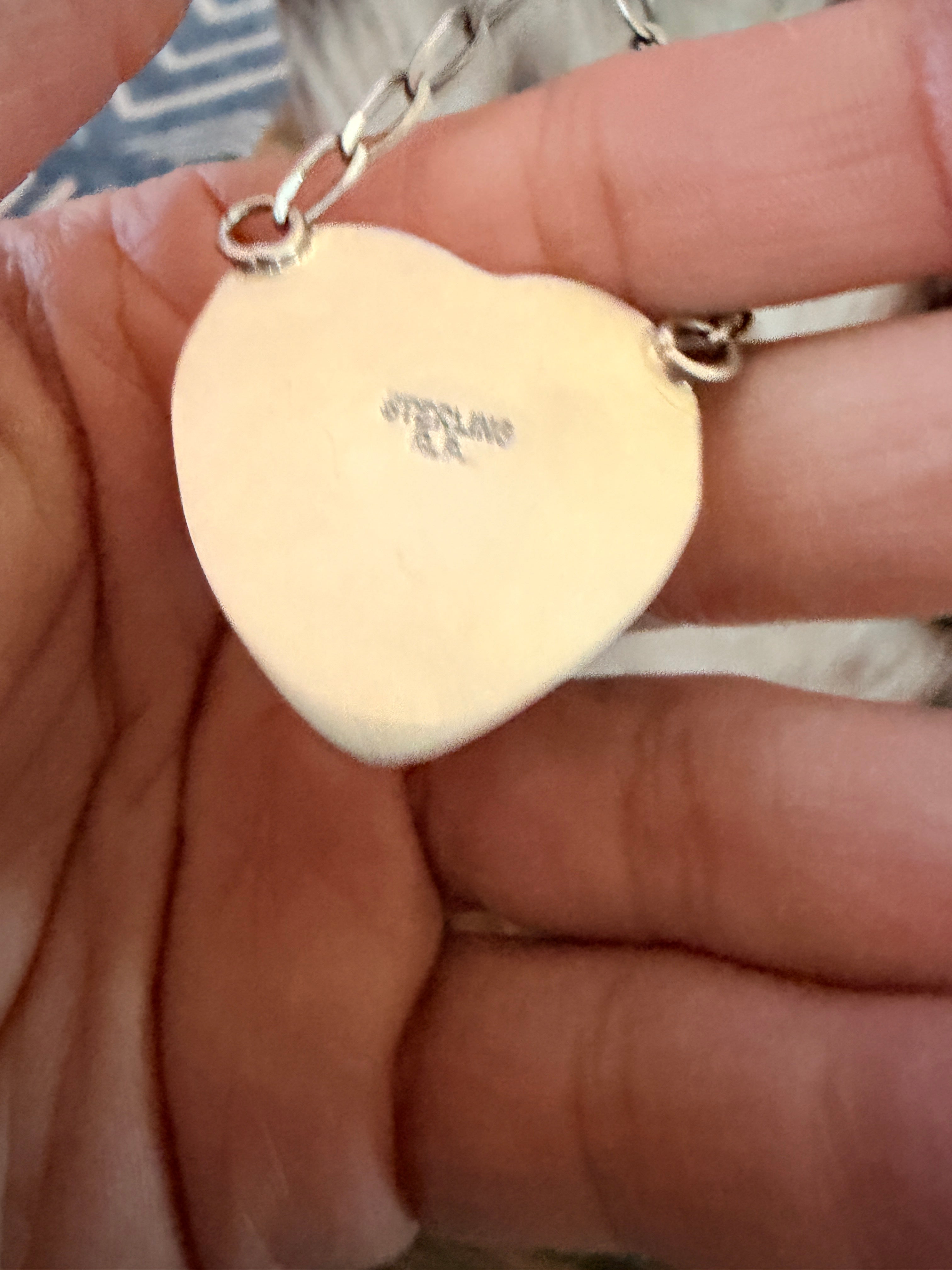 Handcrafted Spiny Oyster & Sterling Silver Heart Necklace