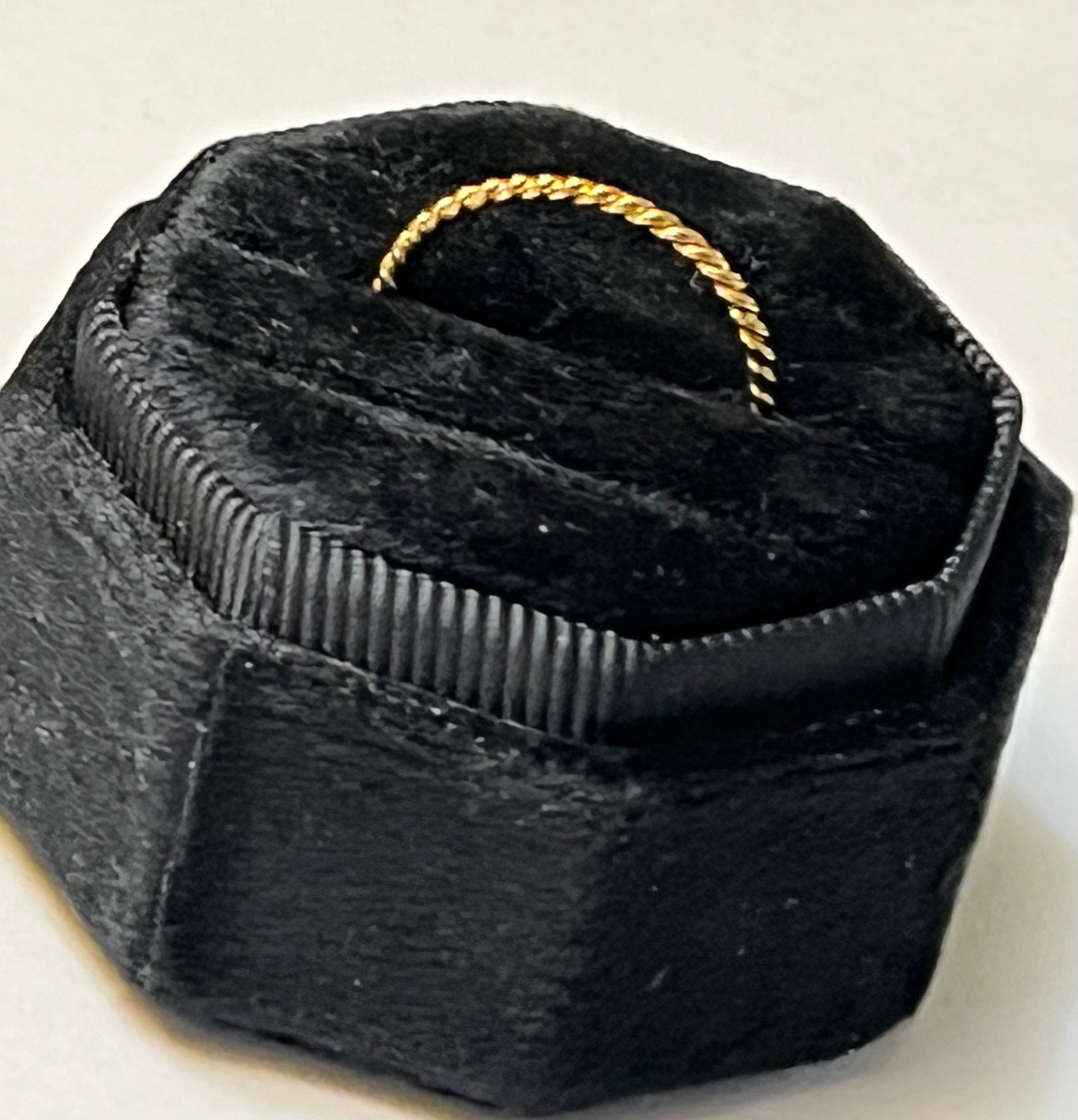 Stackable Gold Rope Ring