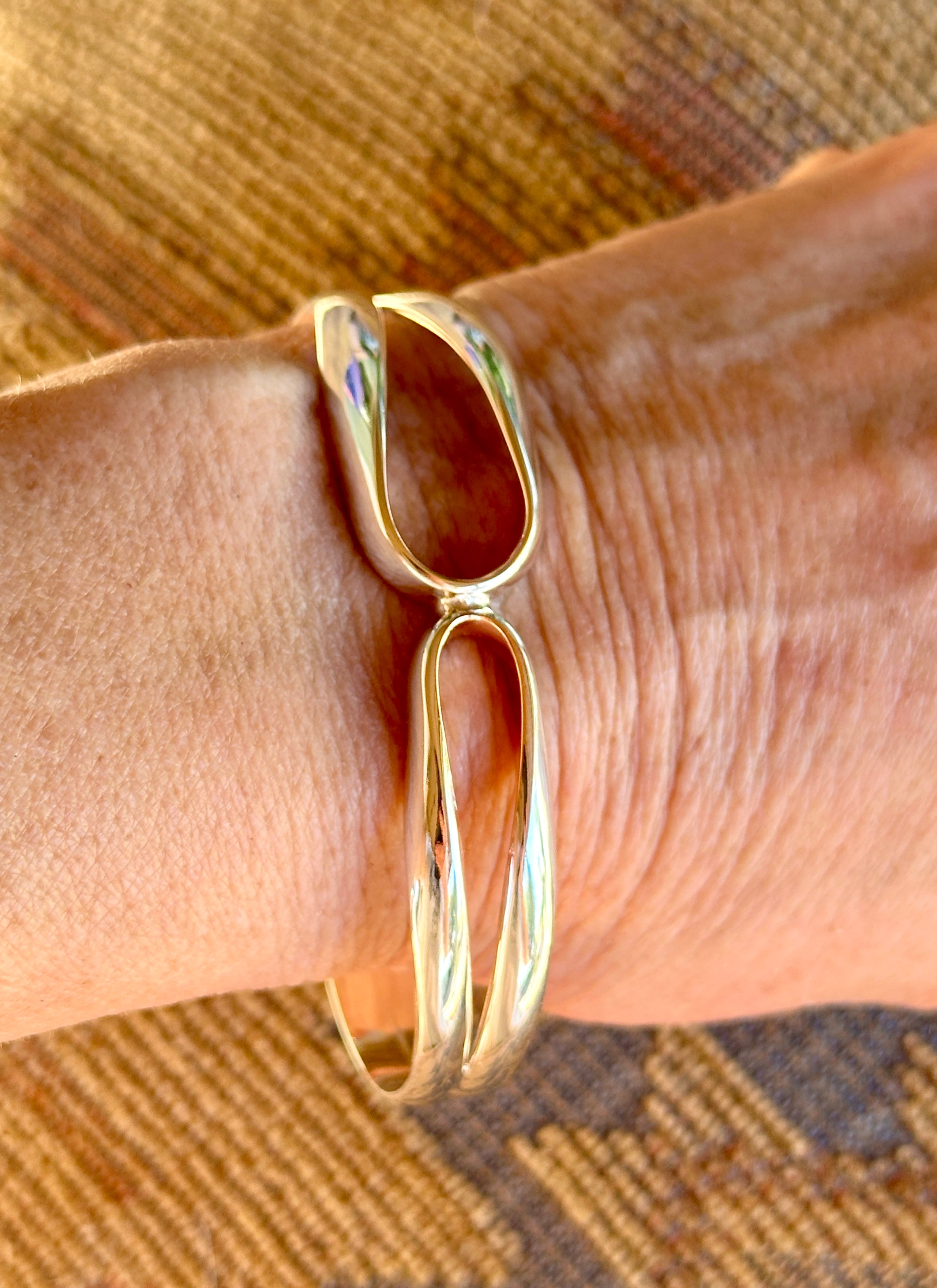 Sterling Silver & Copper Casados Cuff Bracelet