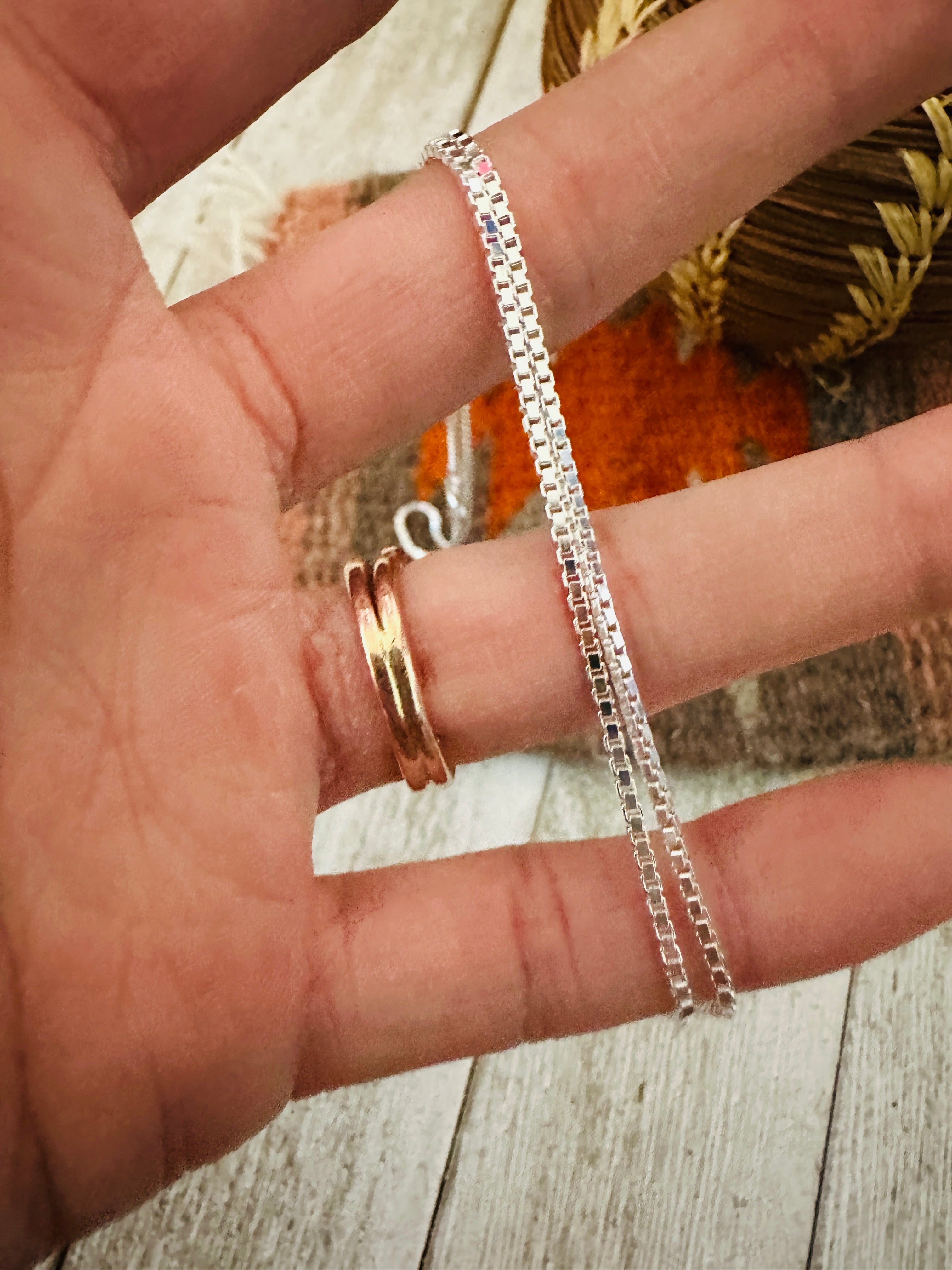 Italian Sterling Silver 18 Inch Chain Necklace