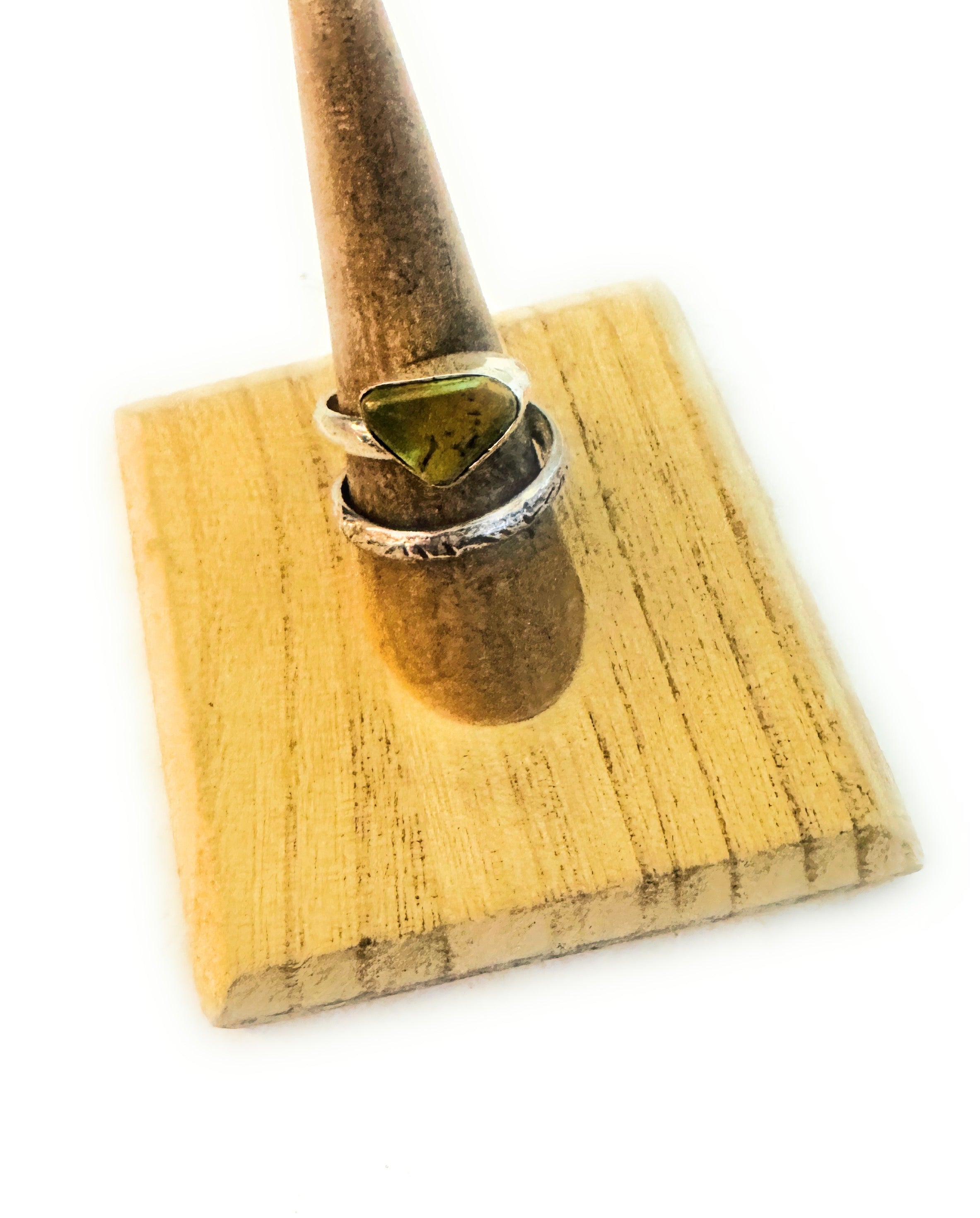 Handcrafted Sterling Silver & Turquoise Adjustable Ring