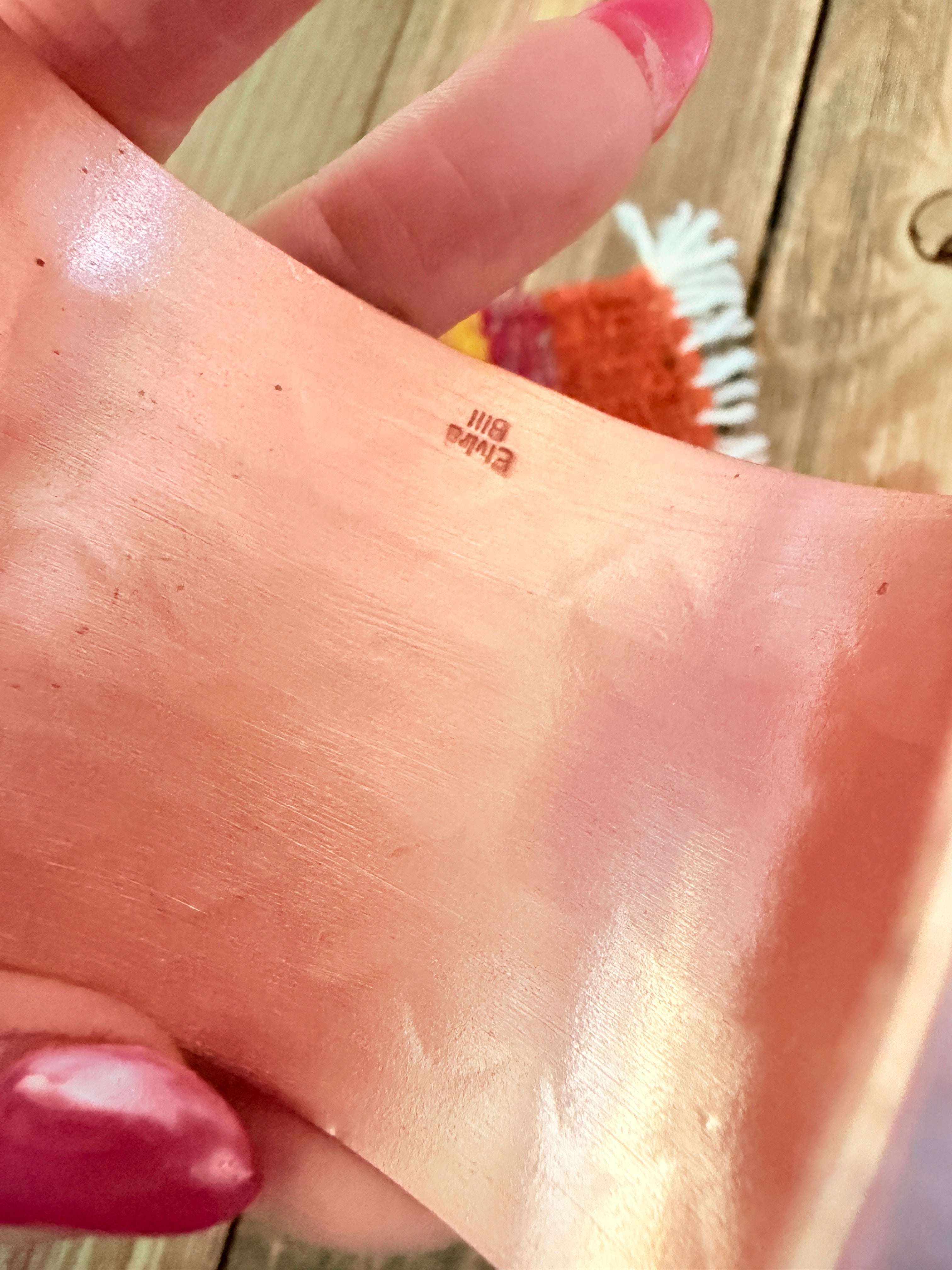 Handcrafted Copper Cuff Bracelet by Elvira Bill