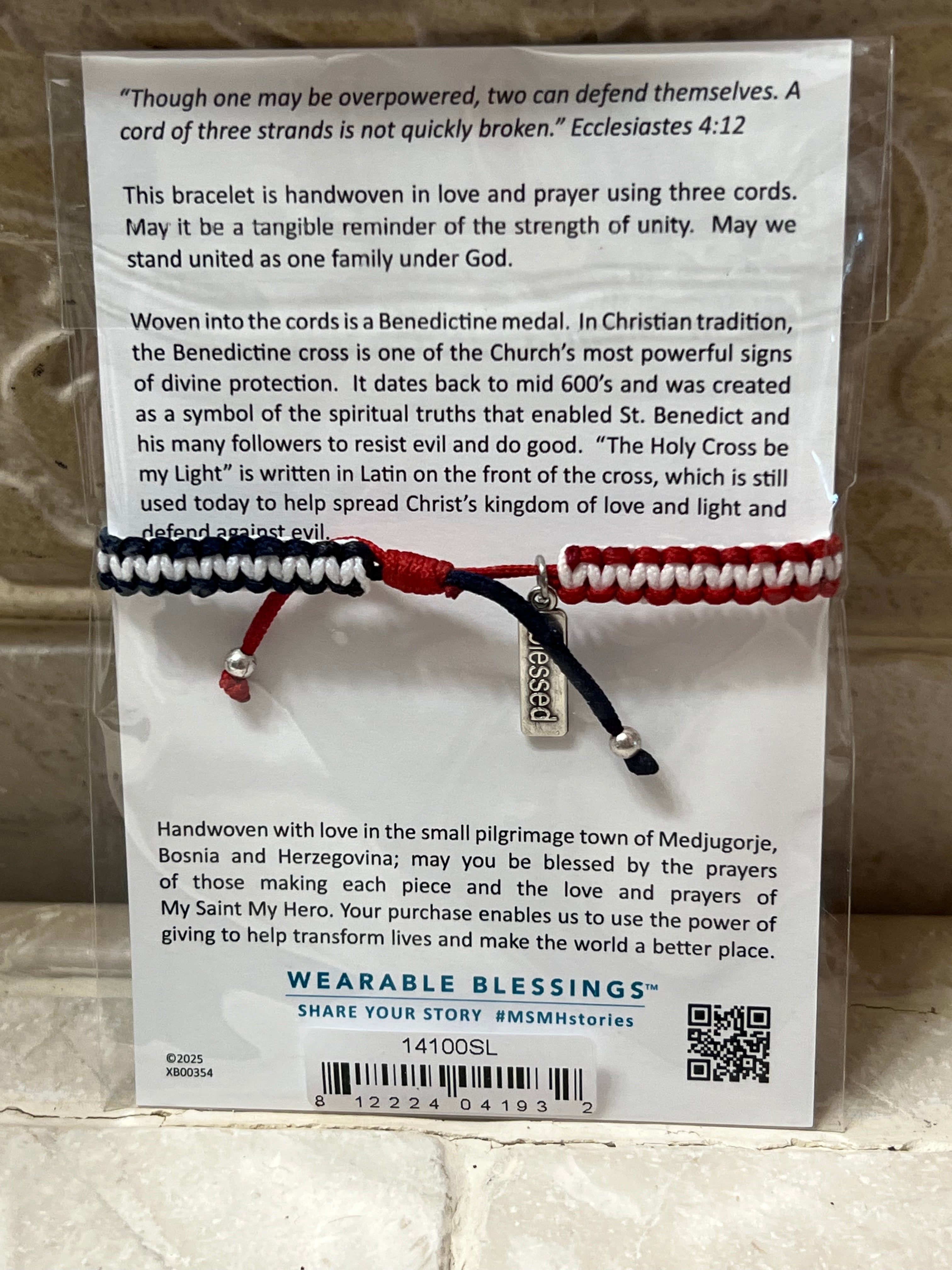 Blessed Unity Woven Bracelet