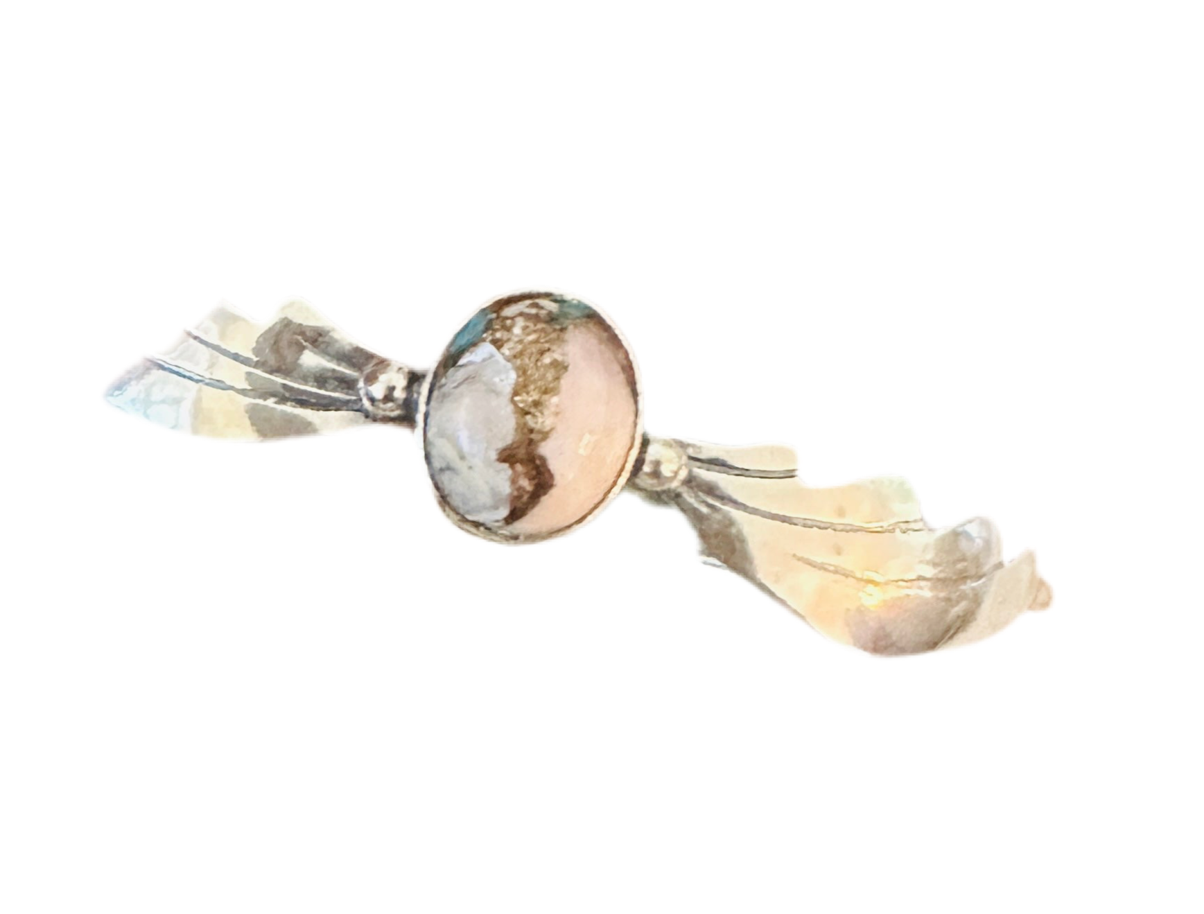 Handcrafted Sterling Silver & Spice Cuff Bracelet