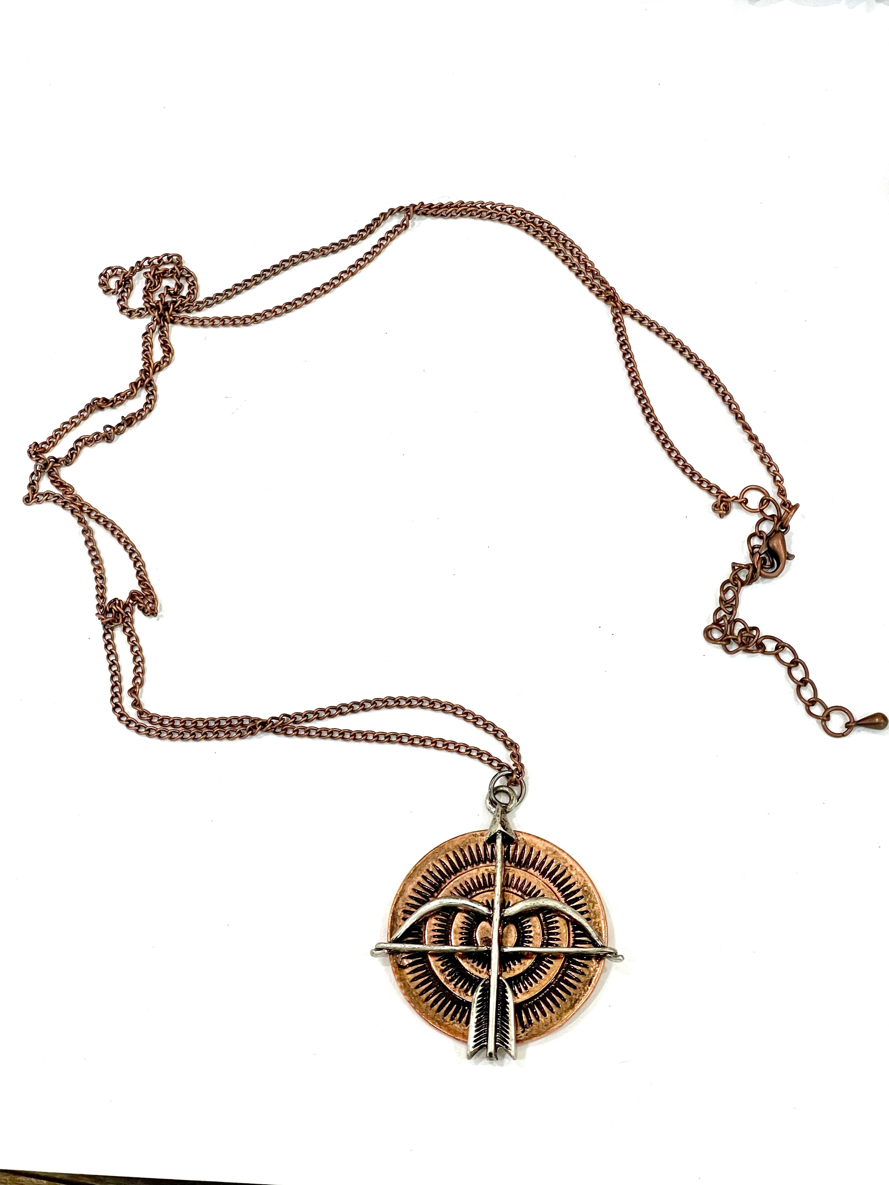 Vintage Handmade Copper Necklace