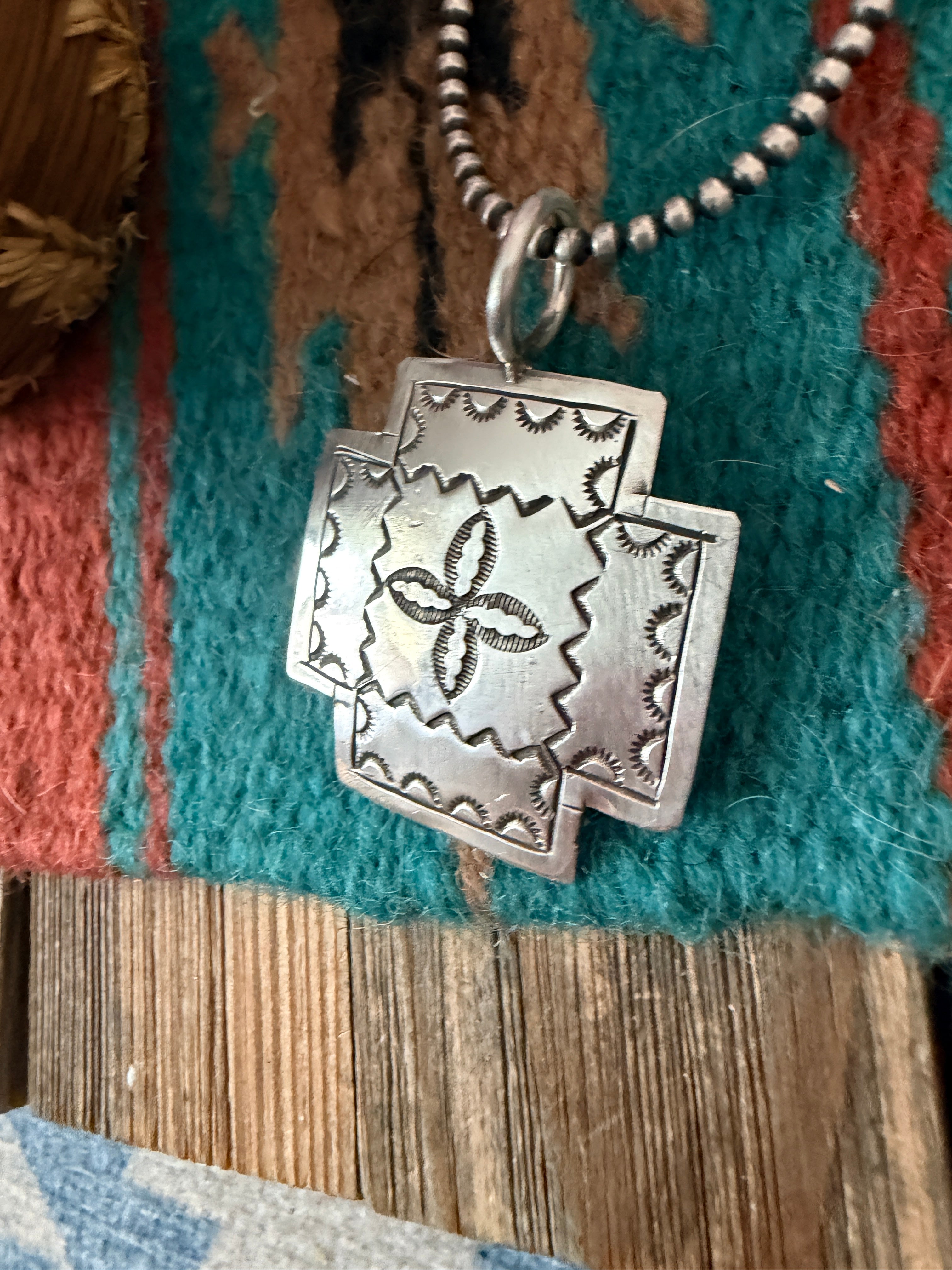 Handcrafted Sterling Silver Cross Pendant