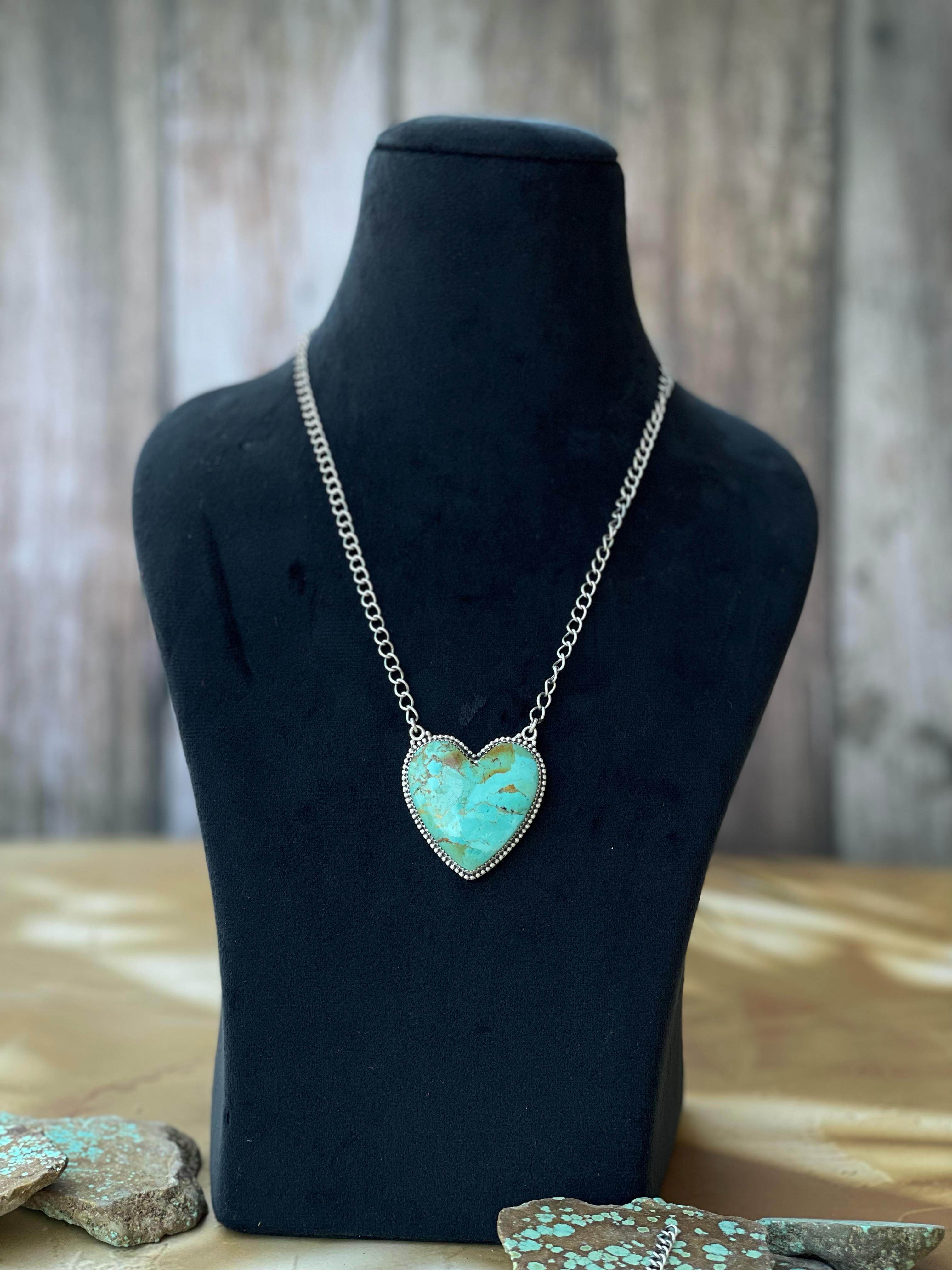 Handmade Sterling Silver Heart Necklaces