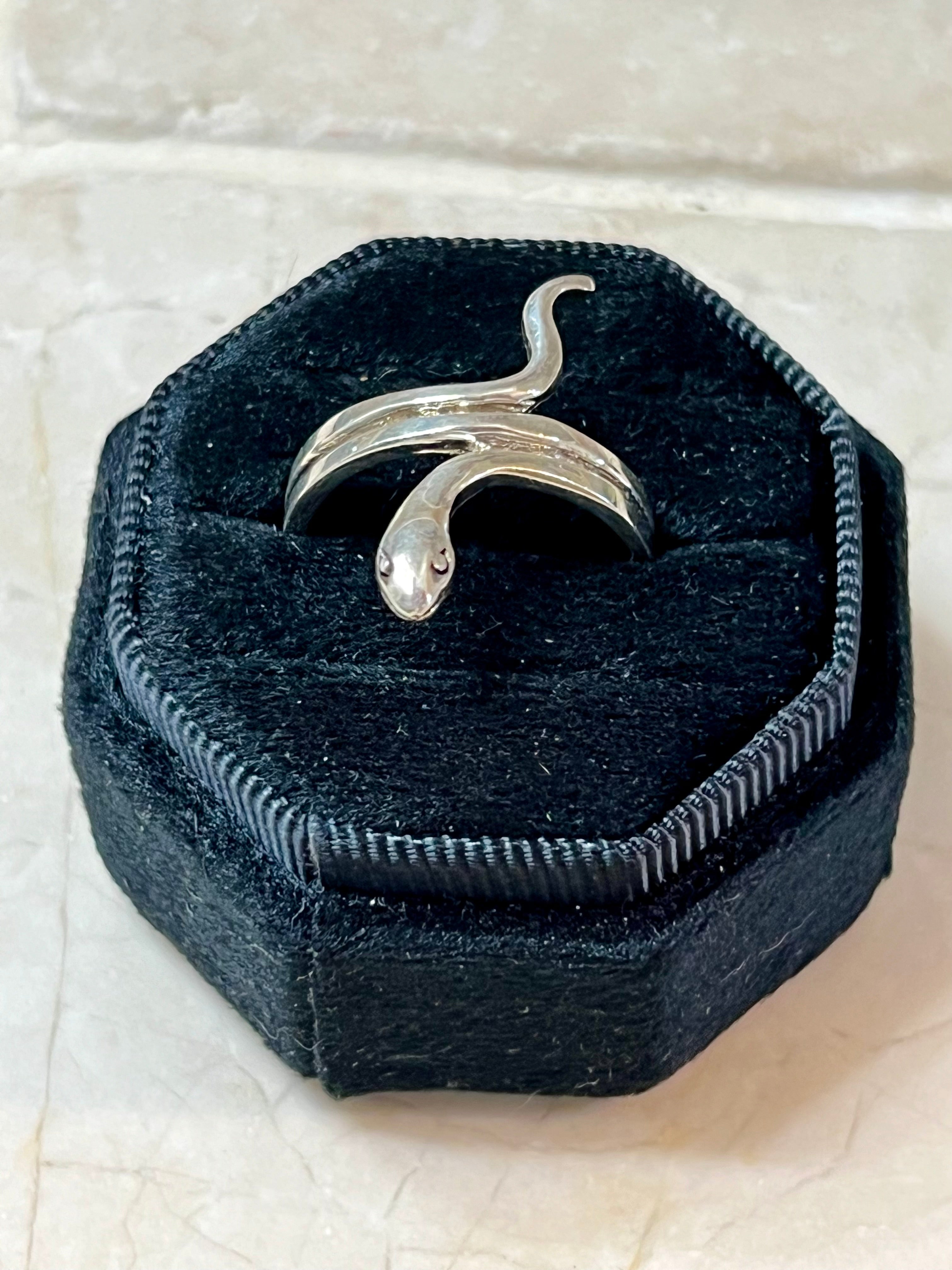 Snake Sterling Silver Ring