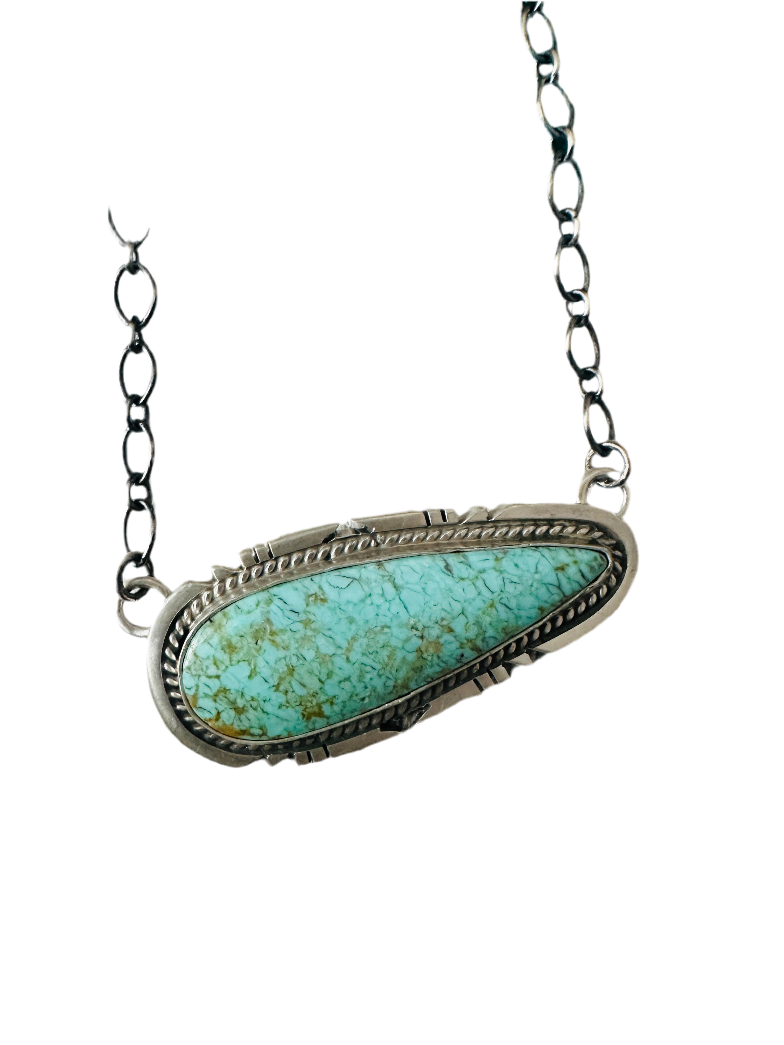 Navajo Sterling Silver & Turquoise Necklace