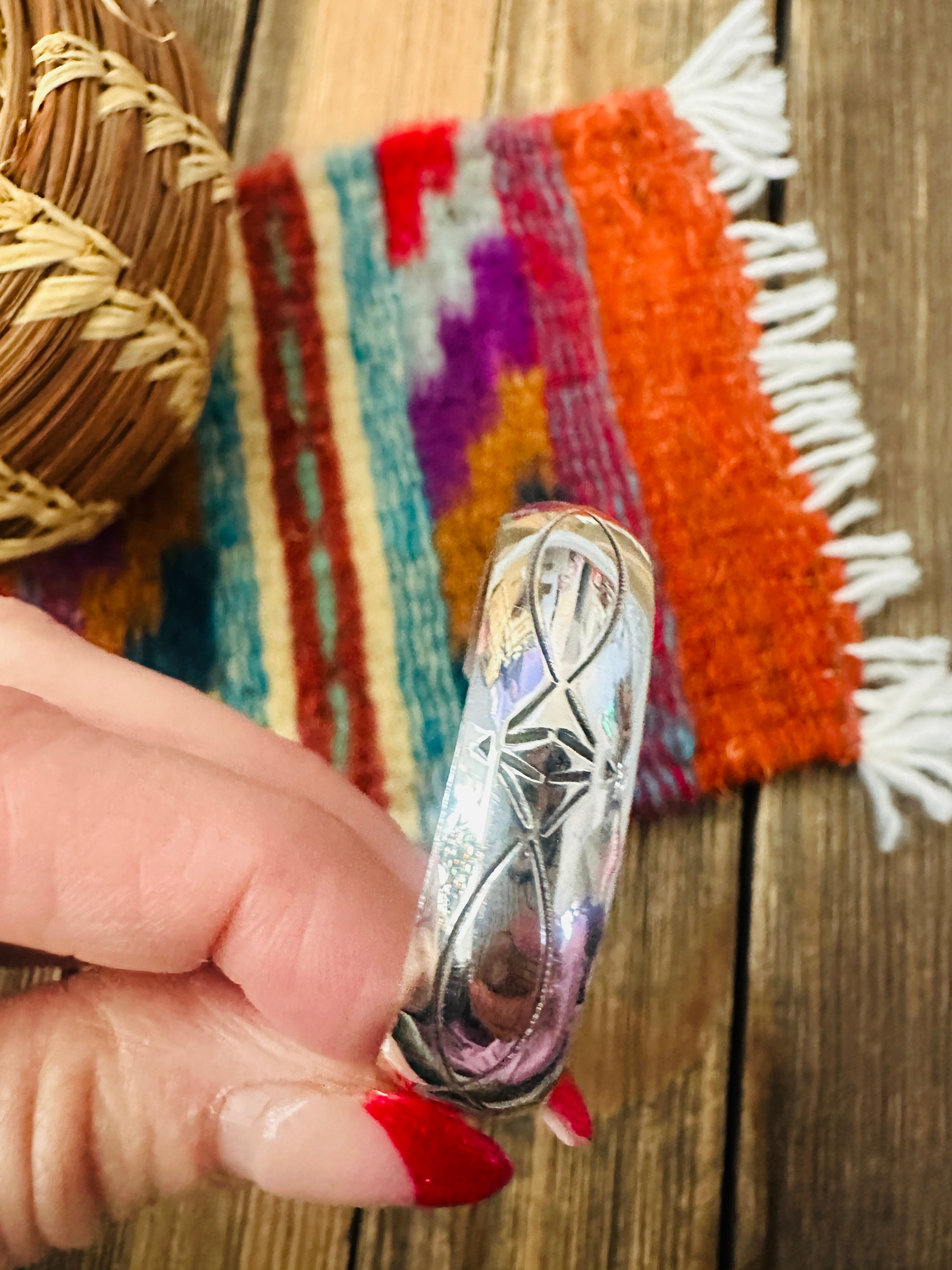 Handcrafted Sterling Silver Baby Cuff Bracelet