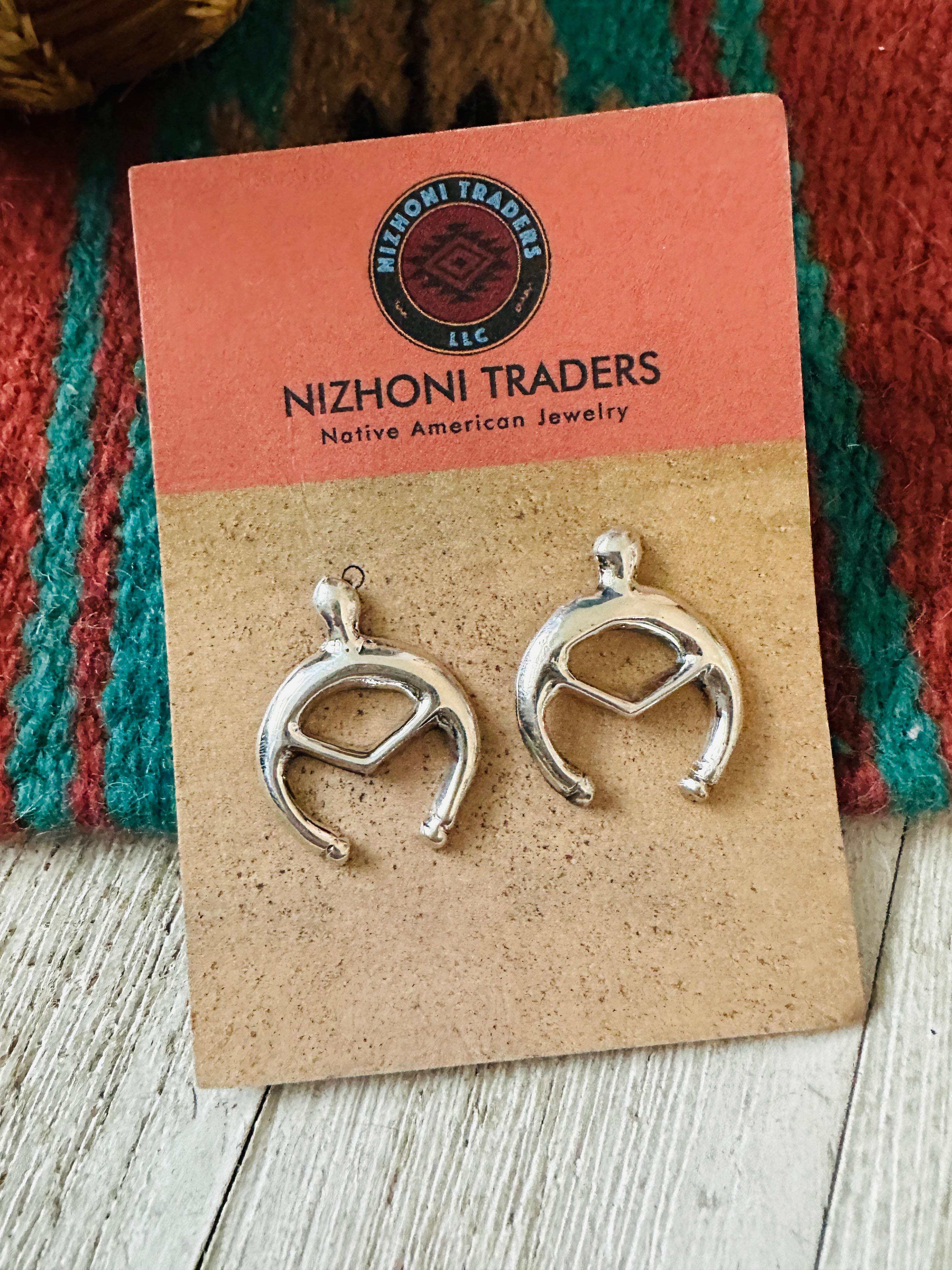 Handcrafted Sterling Silver Naja Stud Earrings