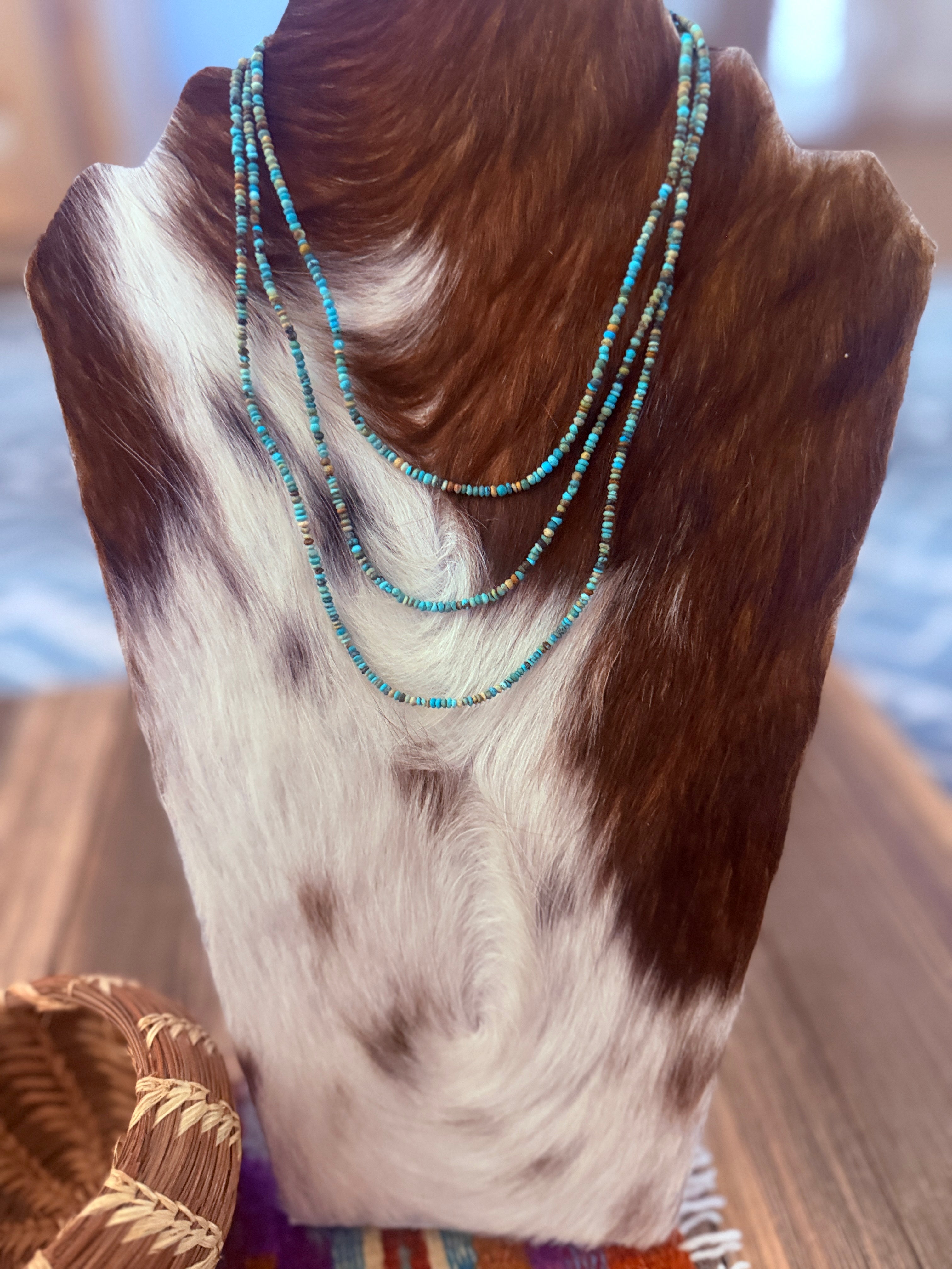Handcrafted Turquoise Beaded Necklace