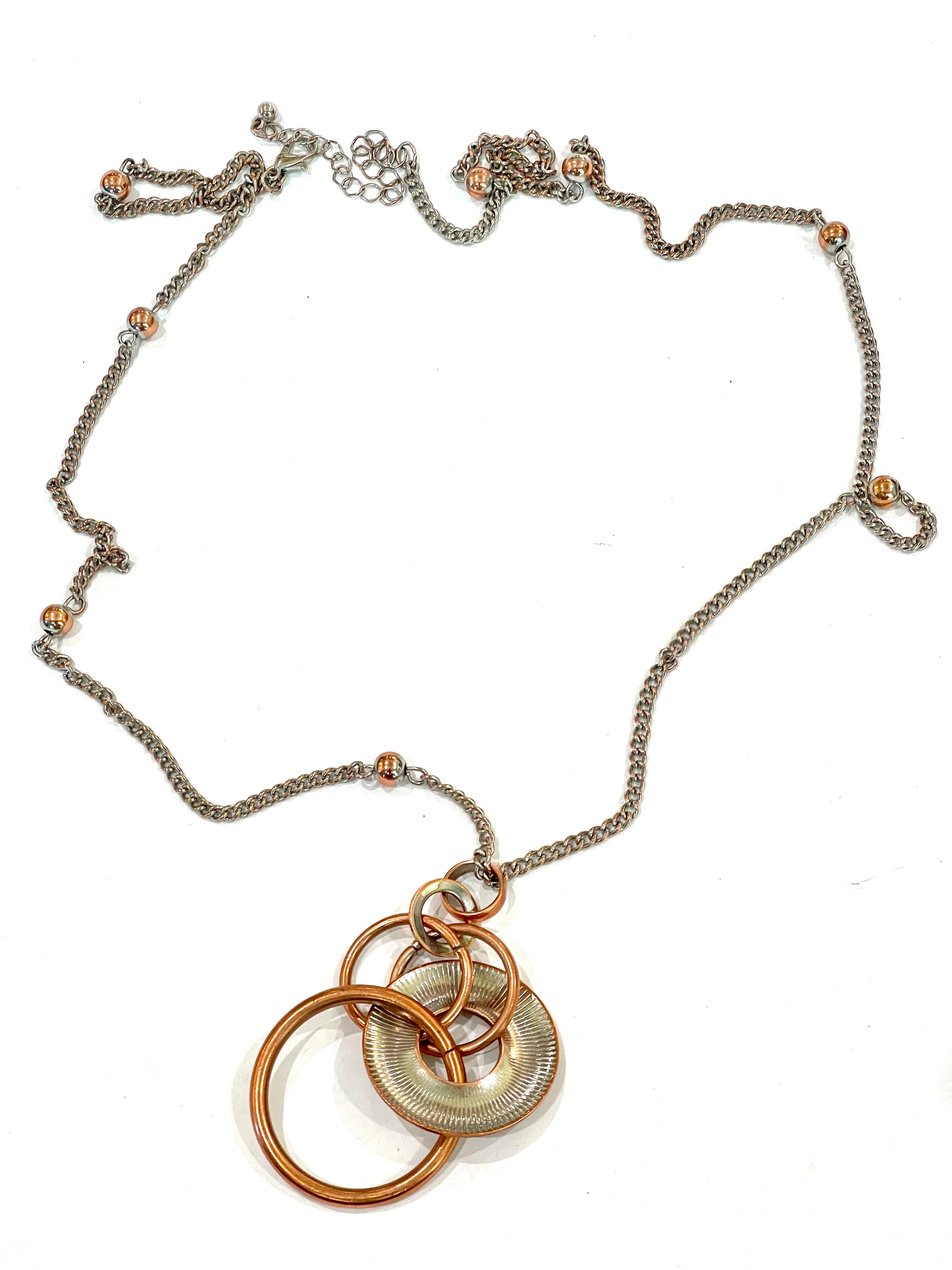 Vintage Handmade Copper Necklace