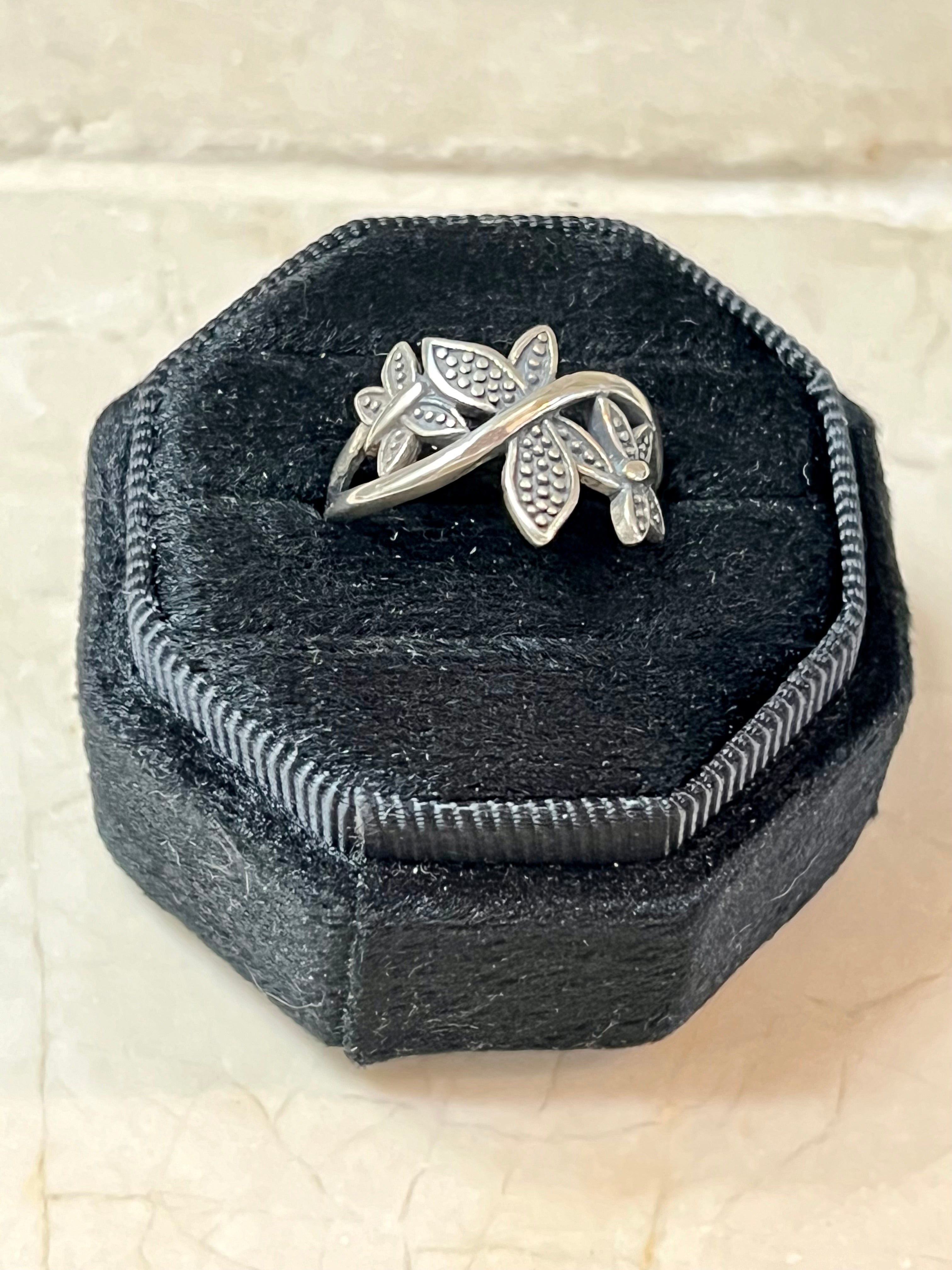 Three Butterfly’s Sterling Silver Ring