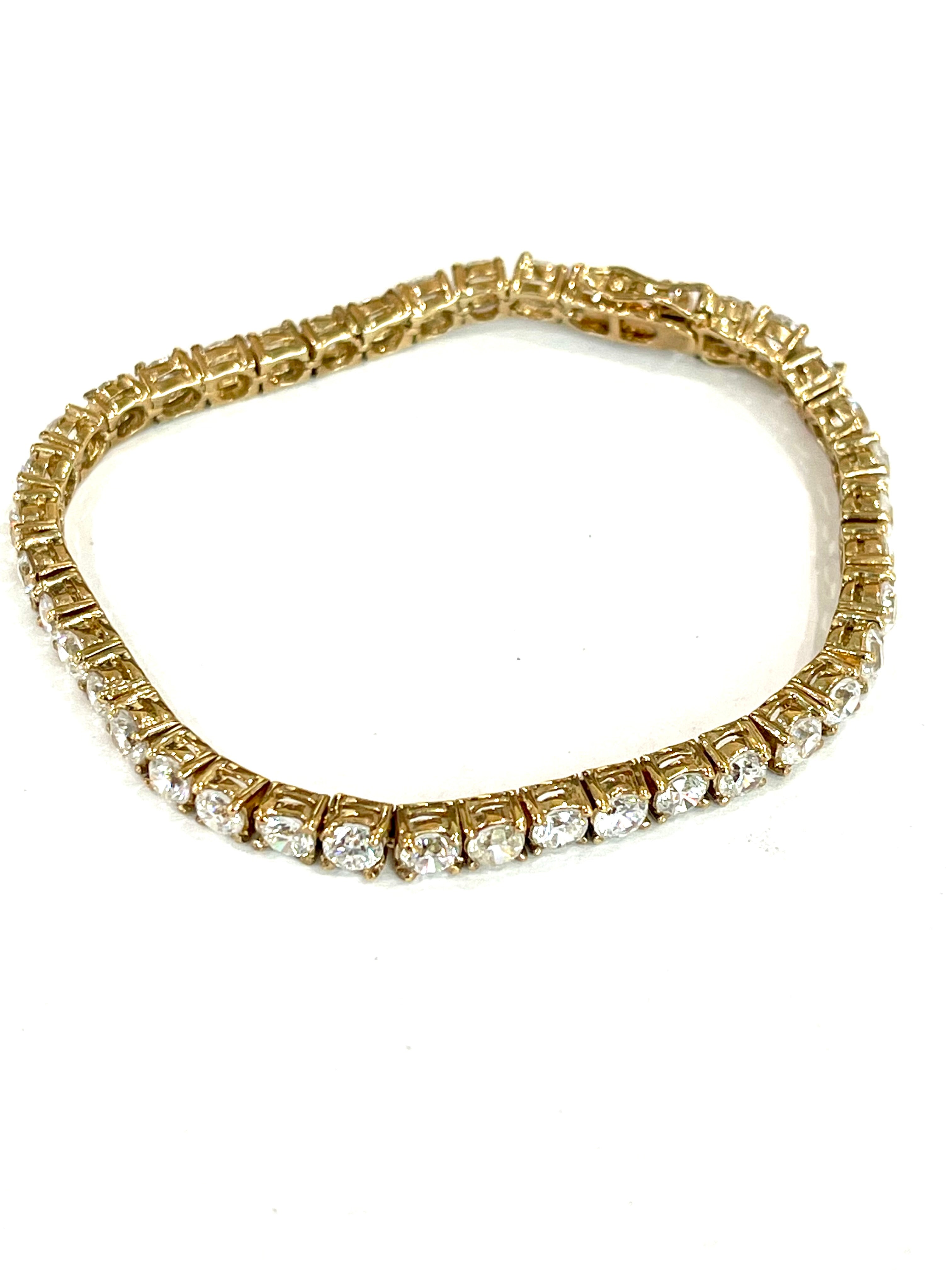 Vintage Gold Plated Chain Bracelet