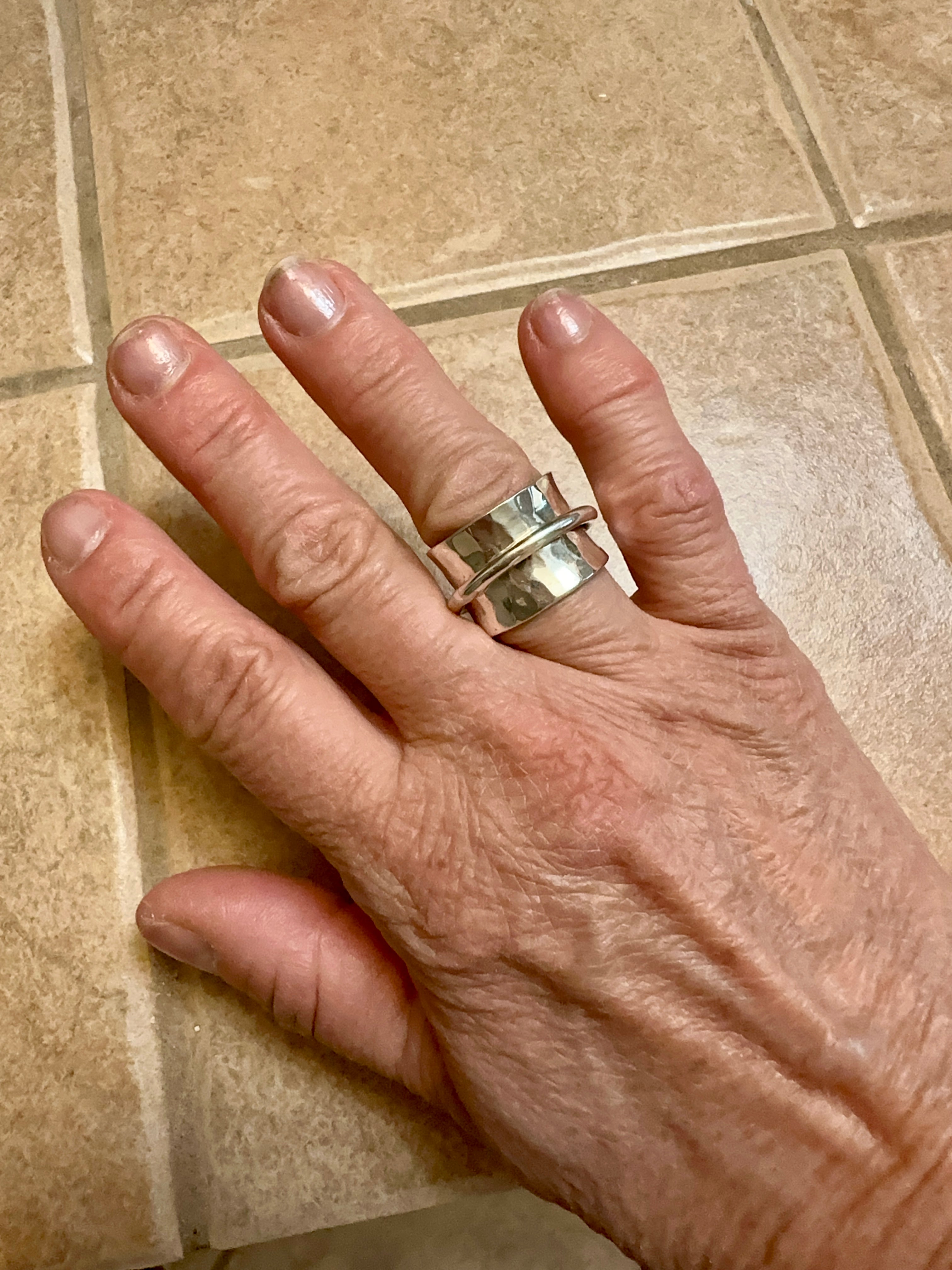 The Sterling Silver Spinner Ring