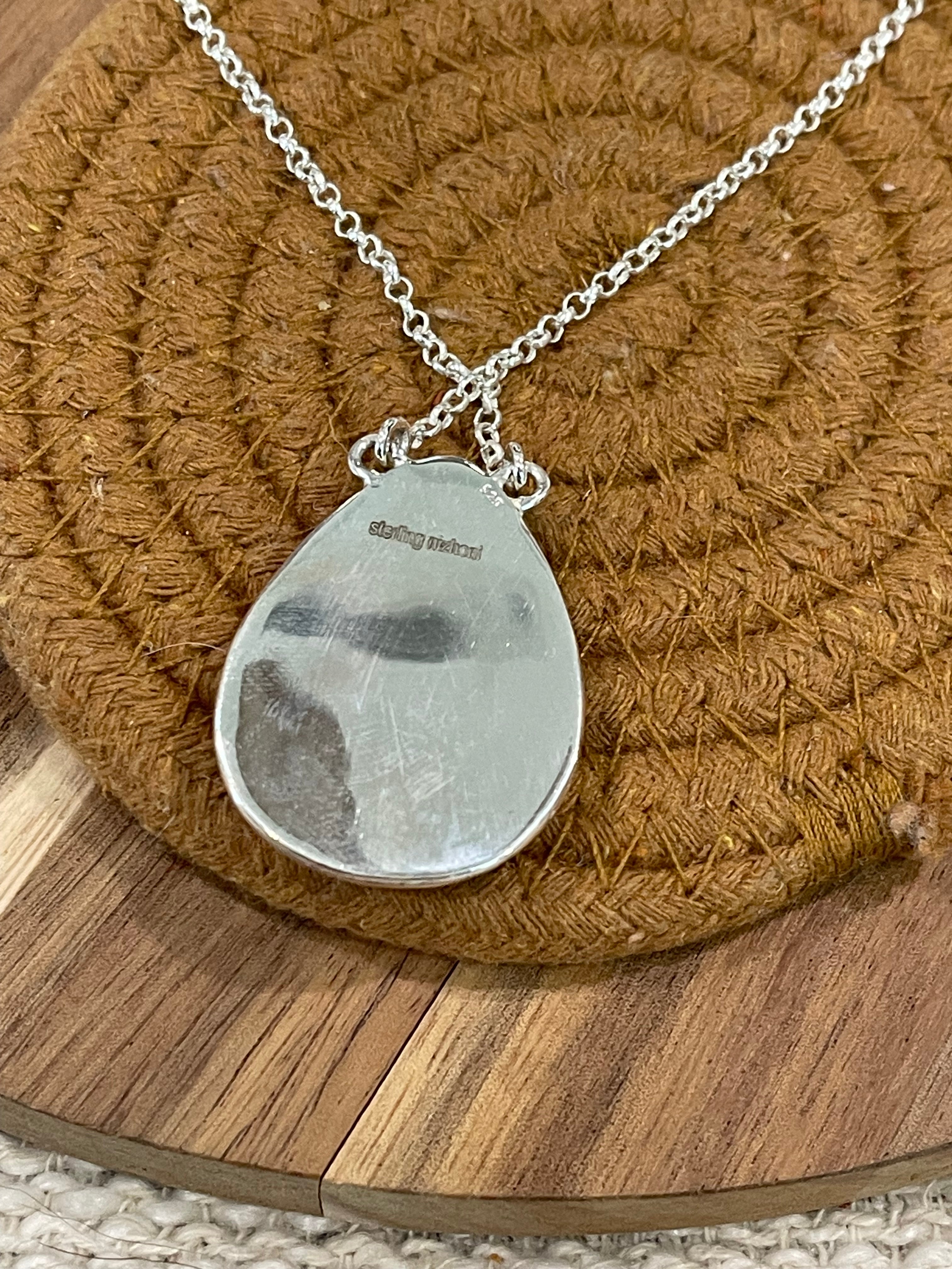 Handcrafted Sterling Silver & Pink Dream Mojave Necklace