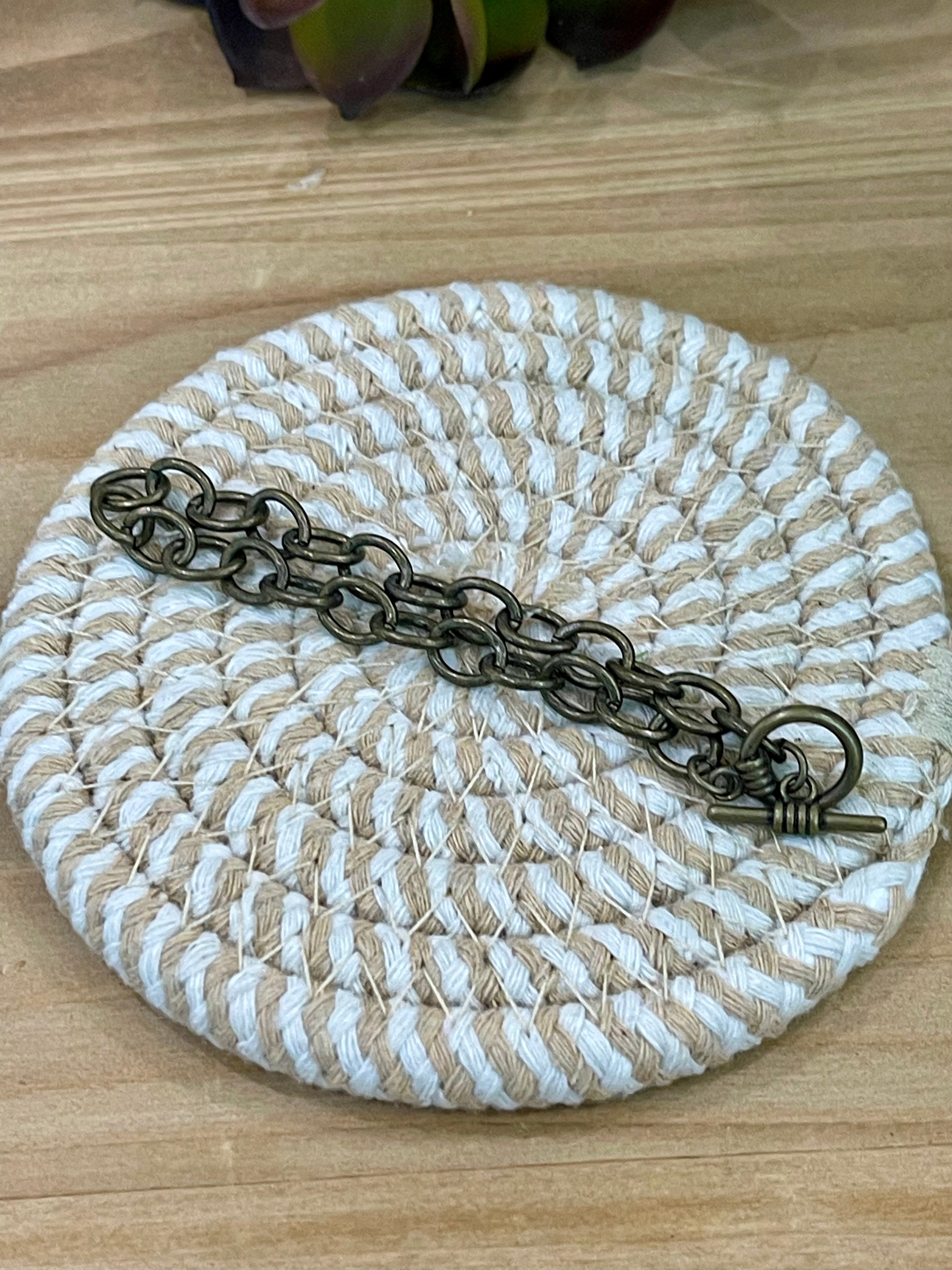 Vintage Handmade Copper Chain Bracelet